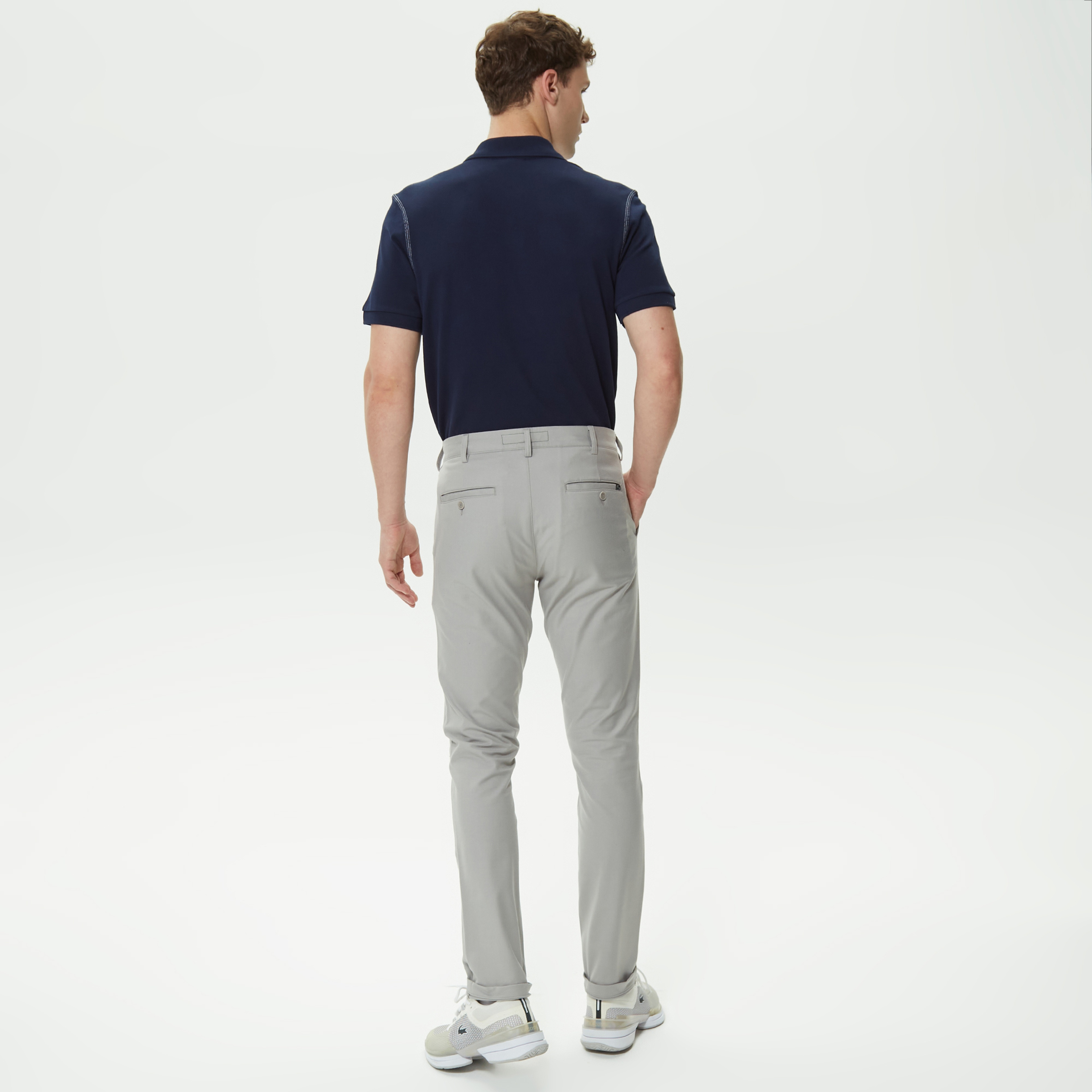 Erkek Slim Fit Gri Pantolon
