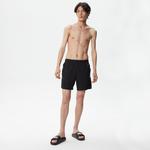 Erkek Renk Bloklu Mavi Mayo Şort