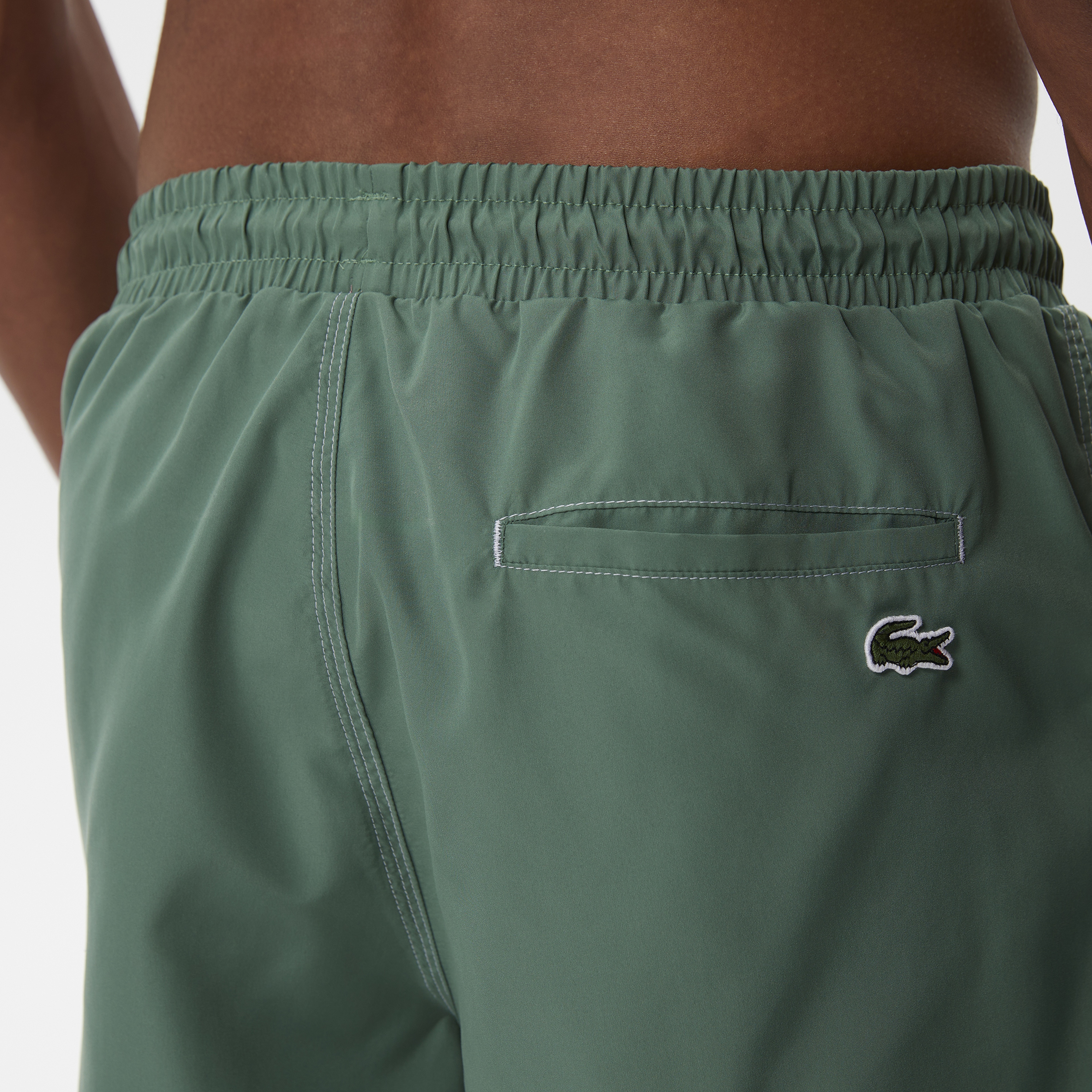 Erkek Baskılı Yeşil Mayo Şort