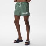 Erkek Baskılı Yeşil Mayo Şort