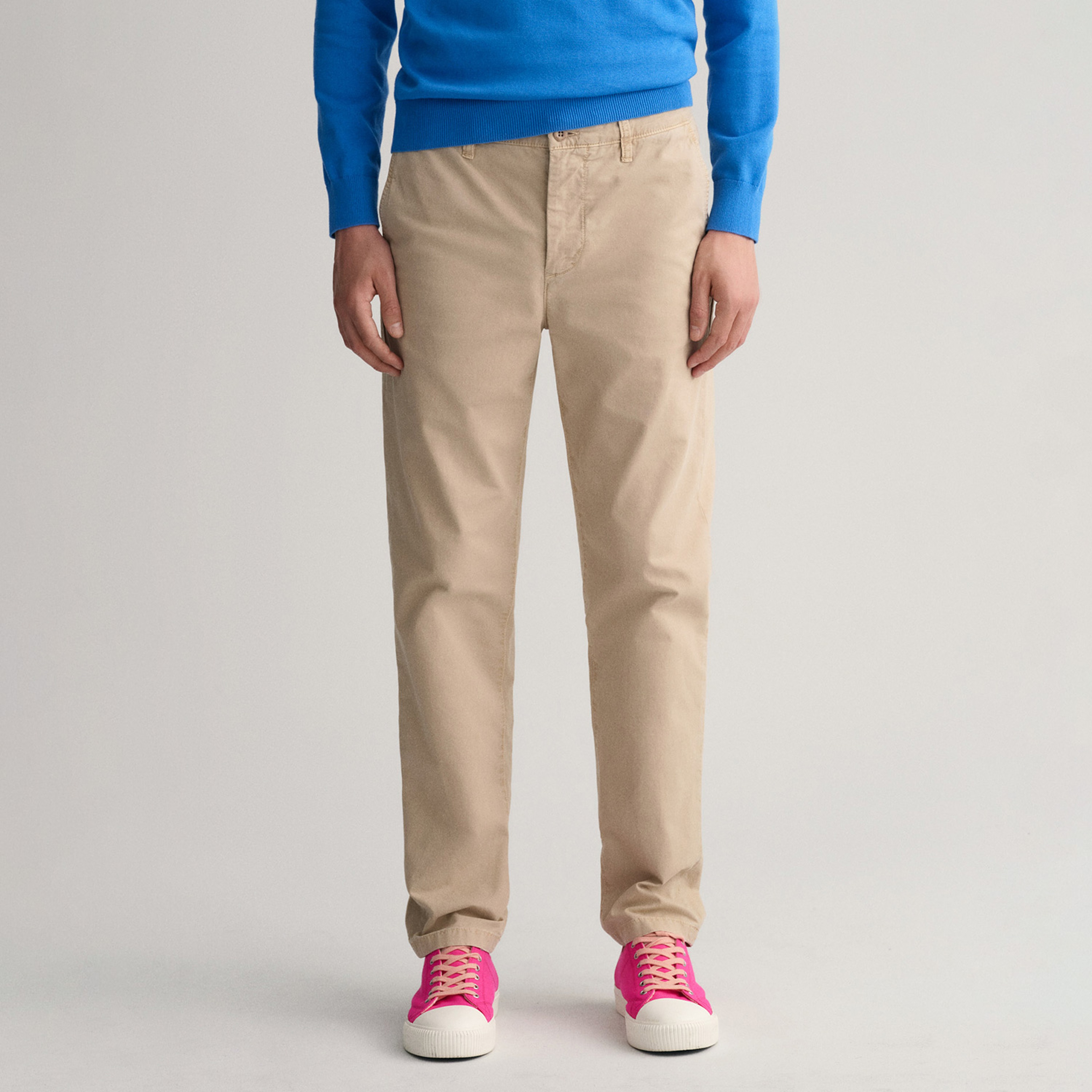 GANT Erkek Bej Regular Fit Allister Pantolon