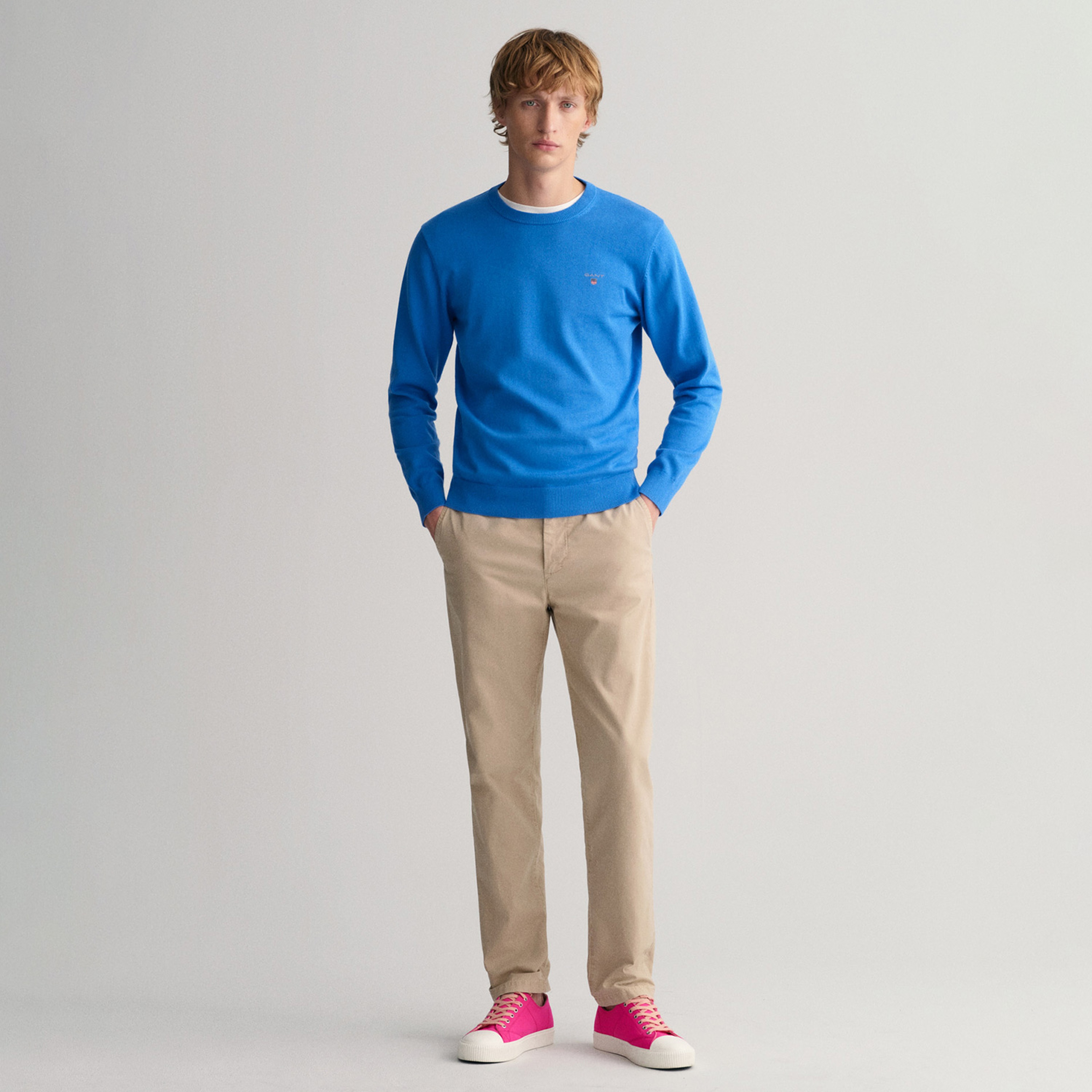 GANT Erkek Bej Regular Fit Allister Pantolon