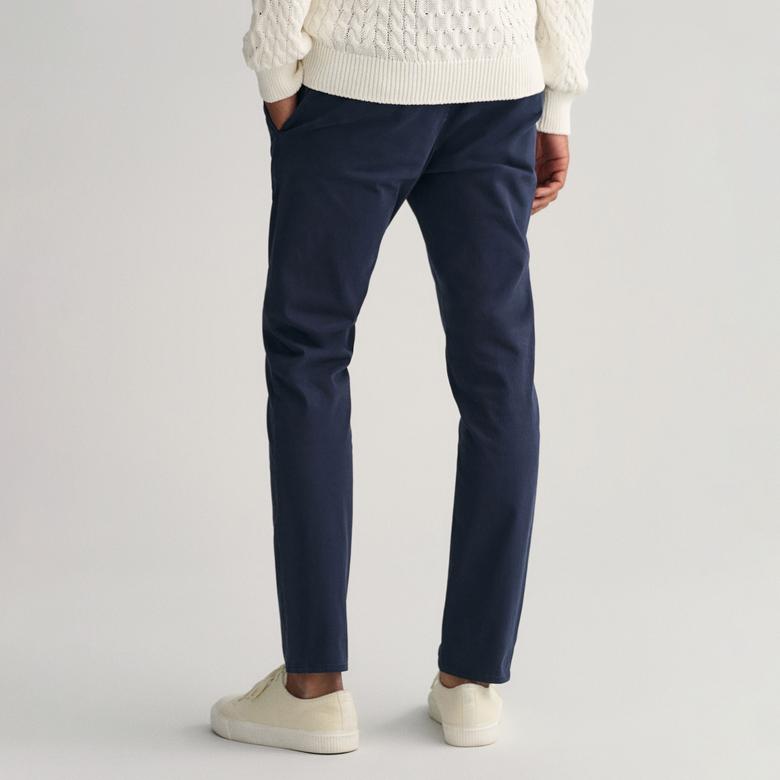 GANT Erkek Lacivert Extra Slim Fit Pantolon