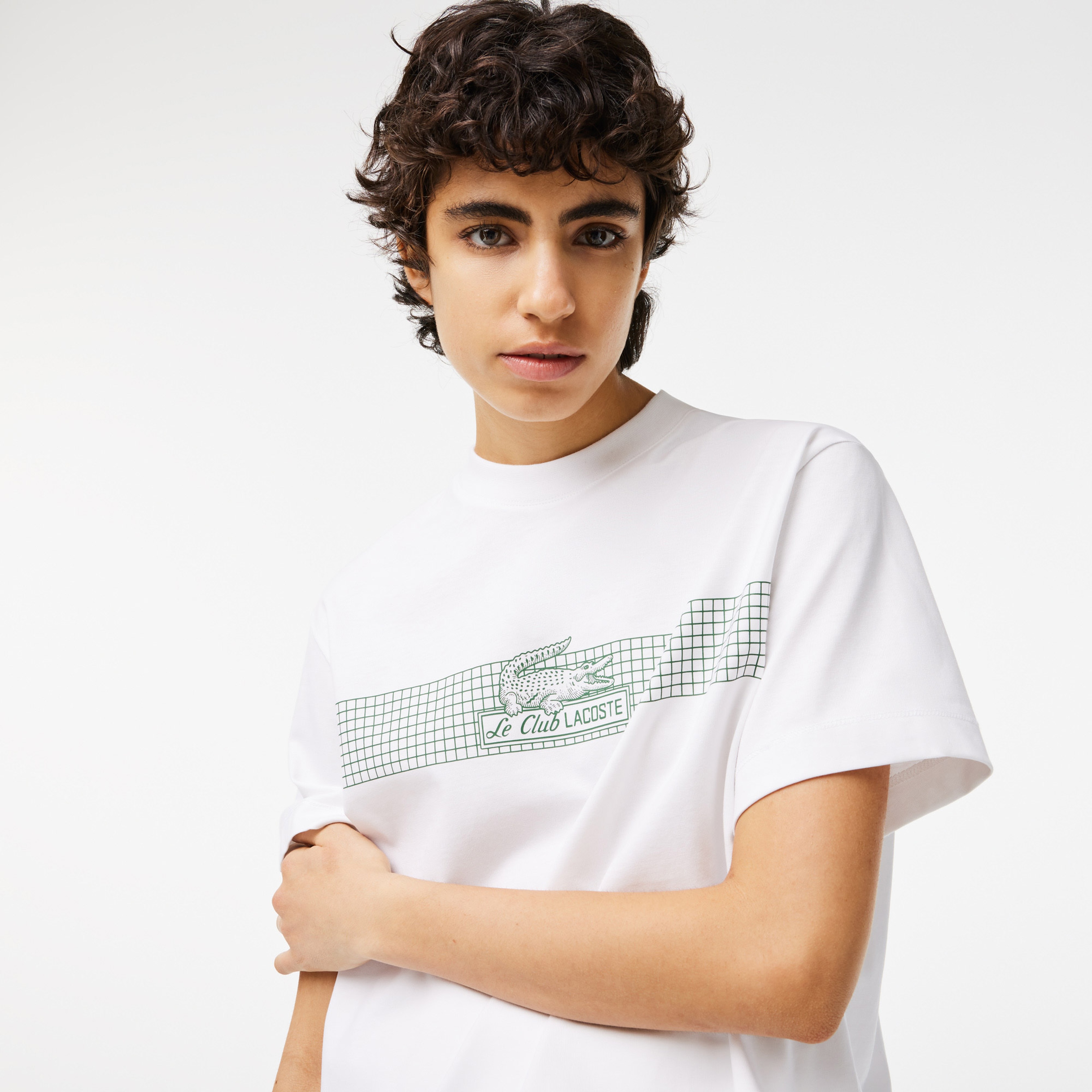 Lacoste Kadın Beyaz T-Shirt
