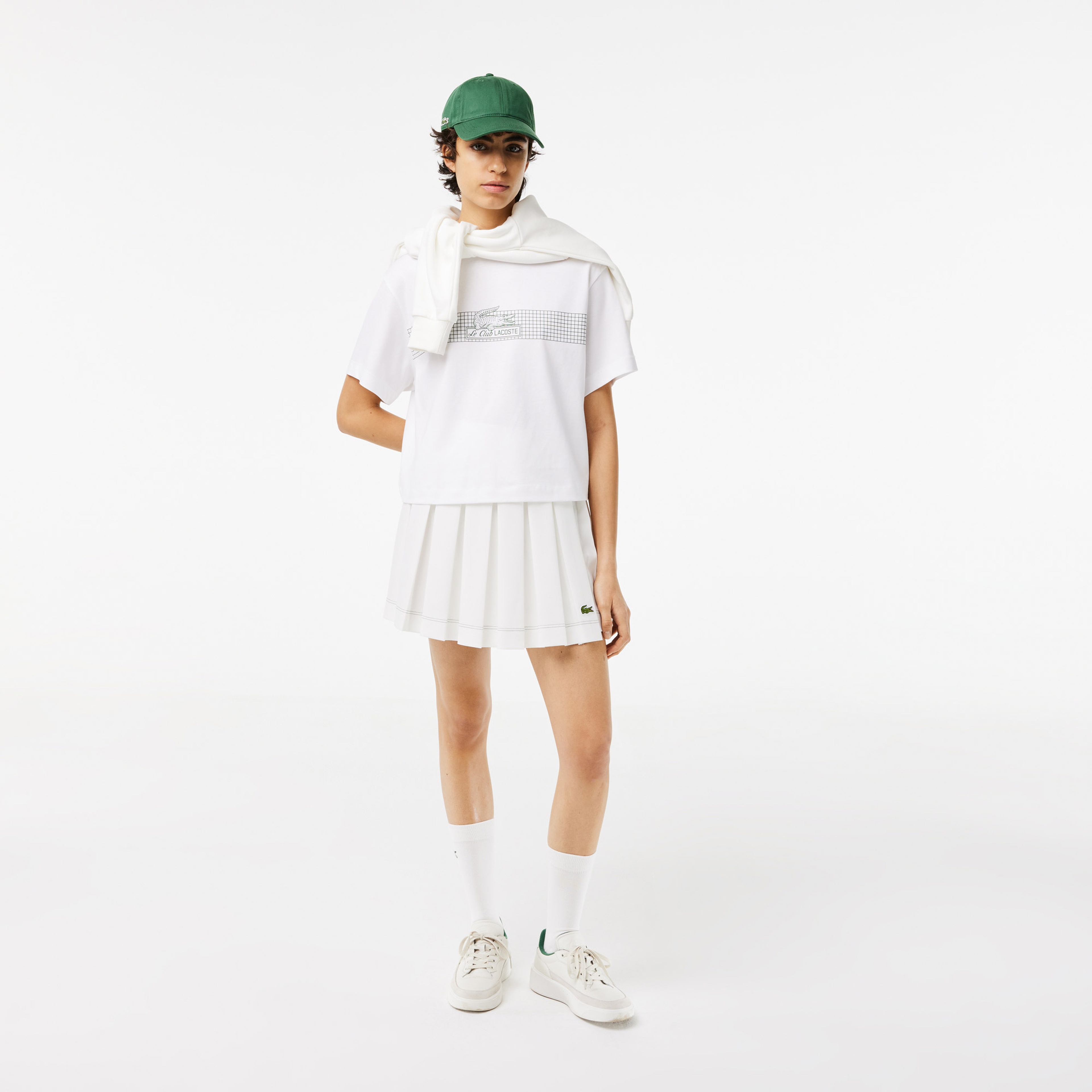 Lacoste Kadın Beyaz T-Shirt