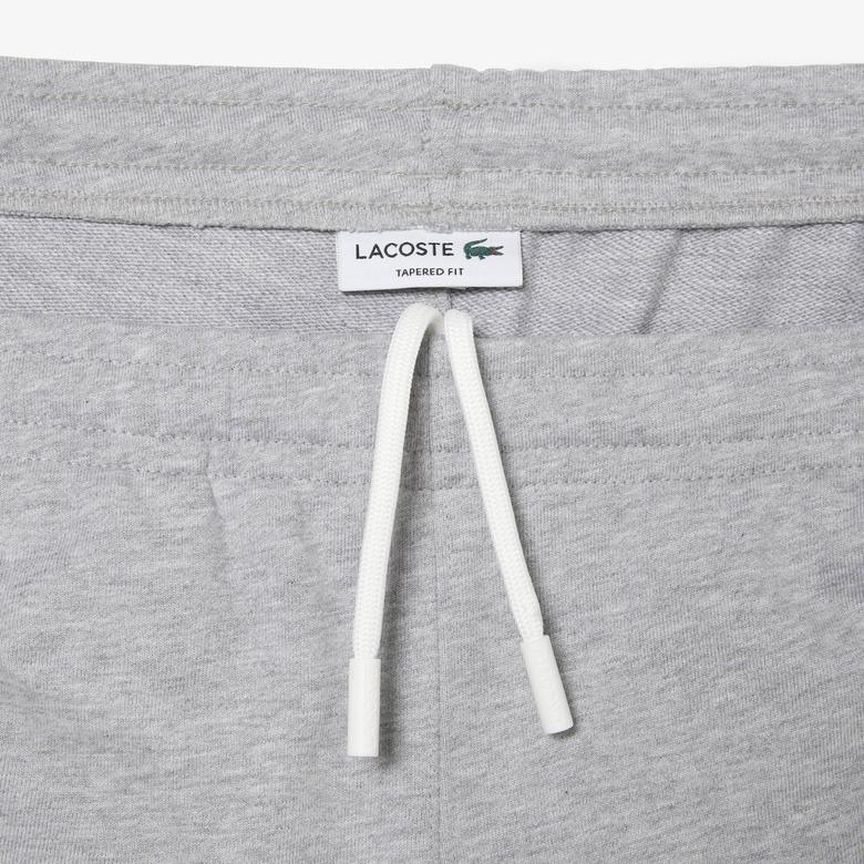 Erkek Slim Fit Baskılı Gri Eşofman Altı