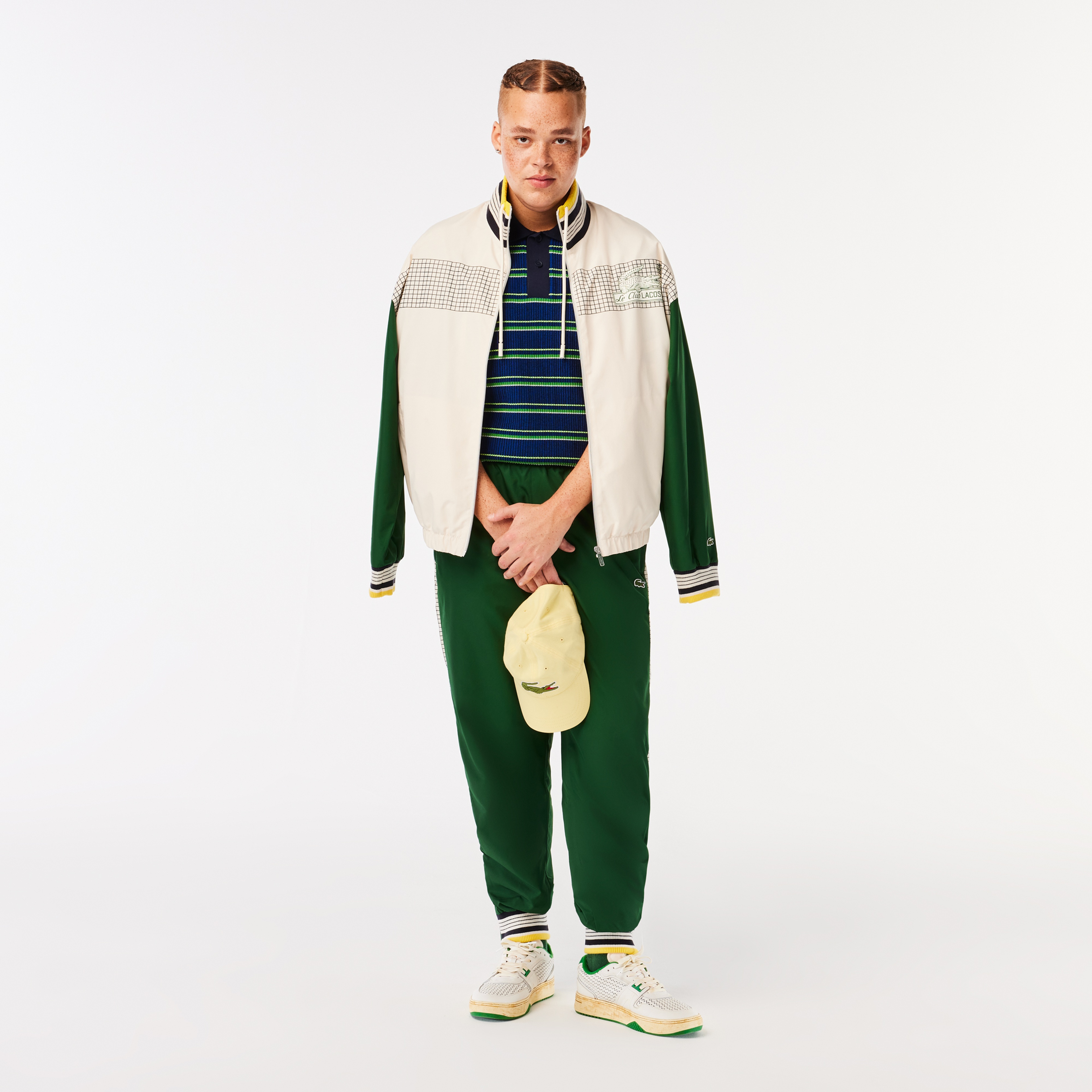 Neo Heritage Erkek Relaxed Fit Renk Bloklu Yeşil Eşofman Altı