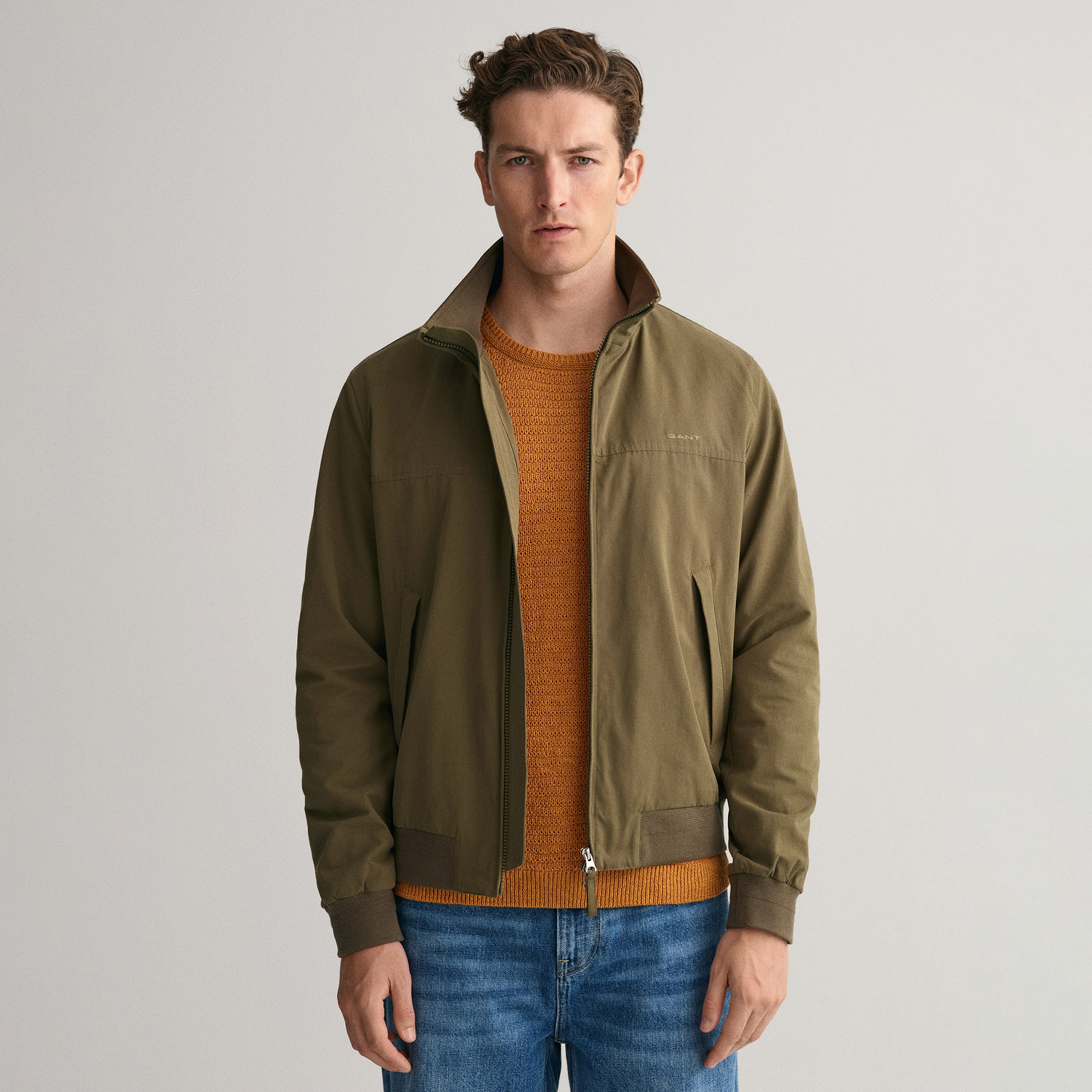 GANT Erkek Yeşil Regular Fit Ceket