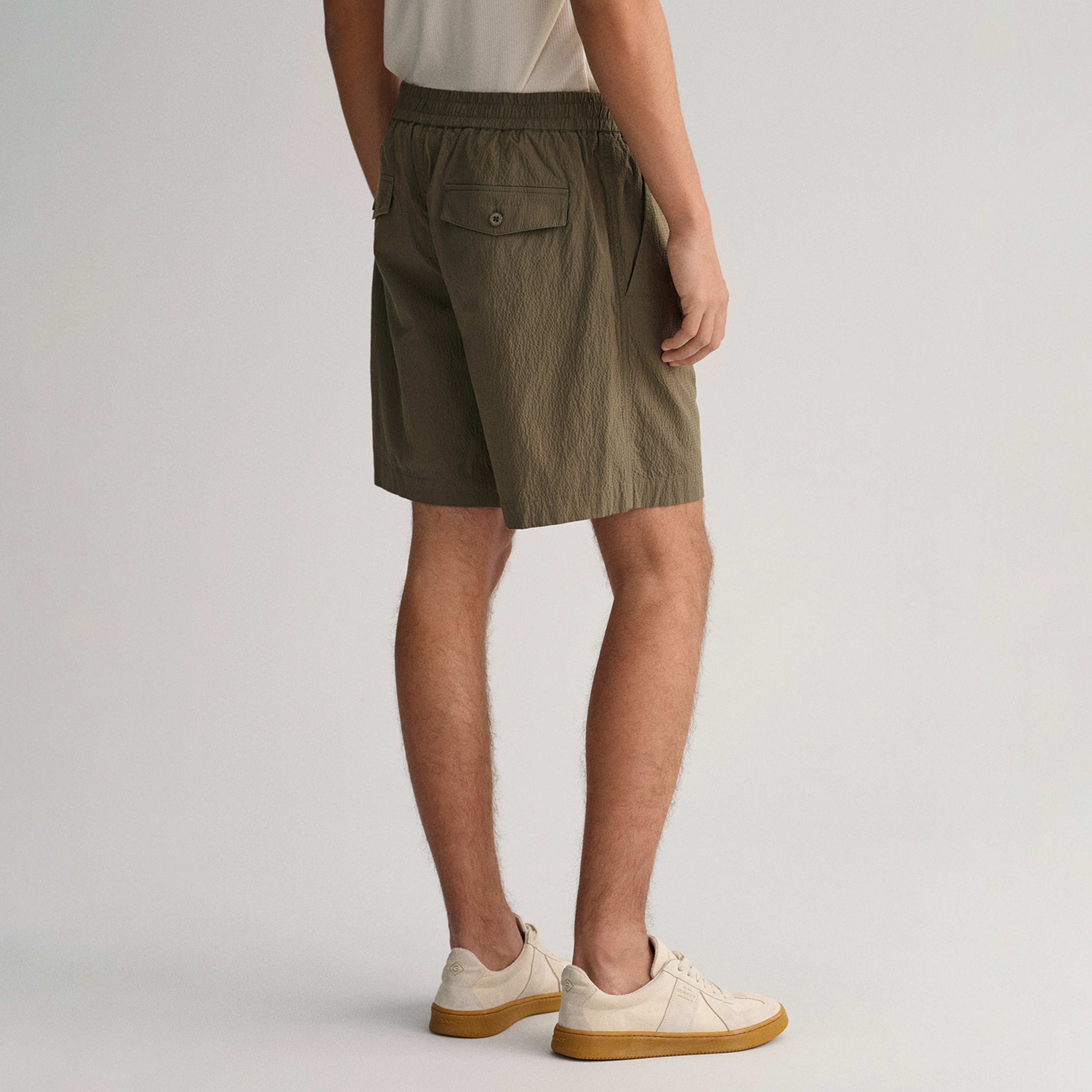 GANT Erkek Yeşil Regular Fit Şort