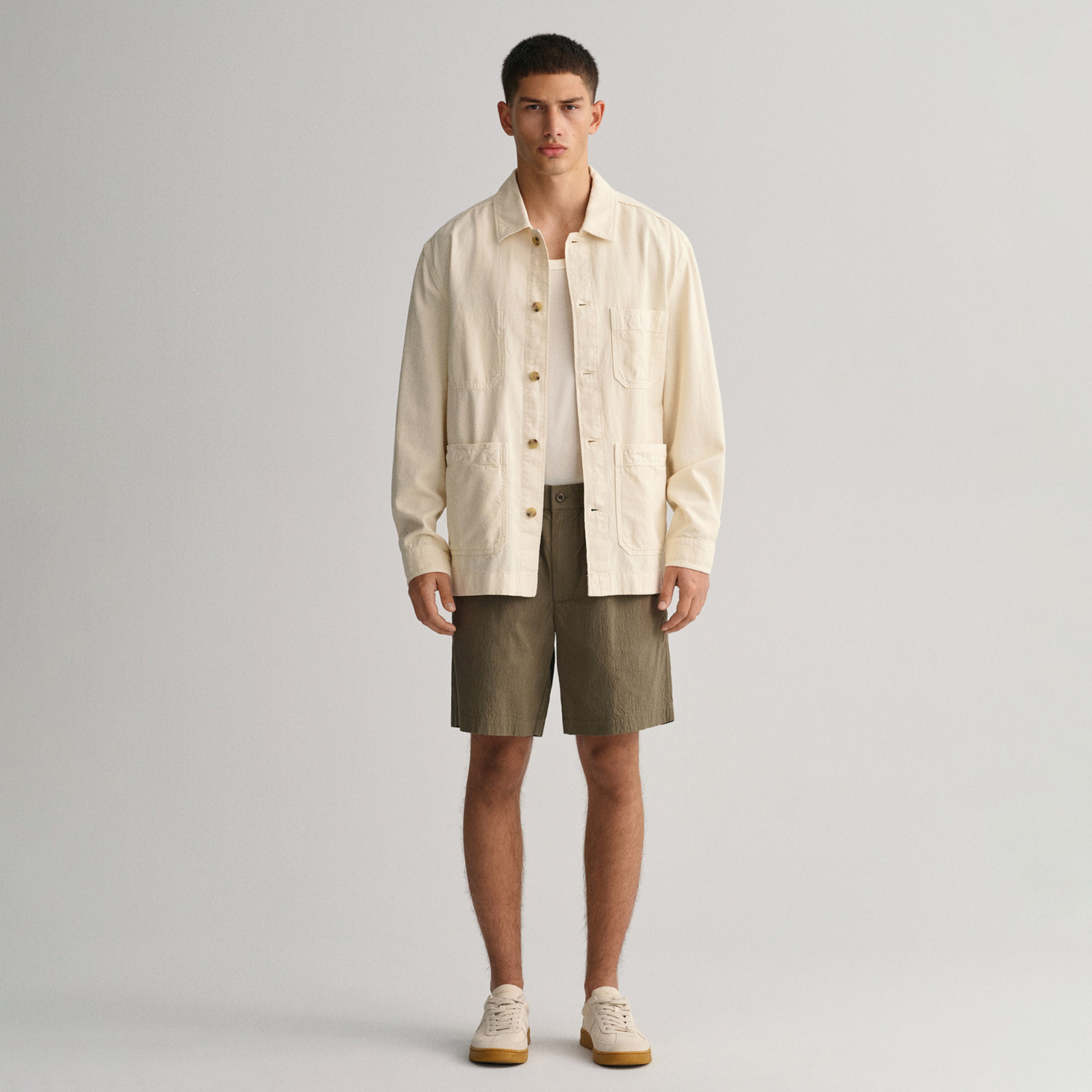 GANT Erkek Yeşil Regular Fit Şort