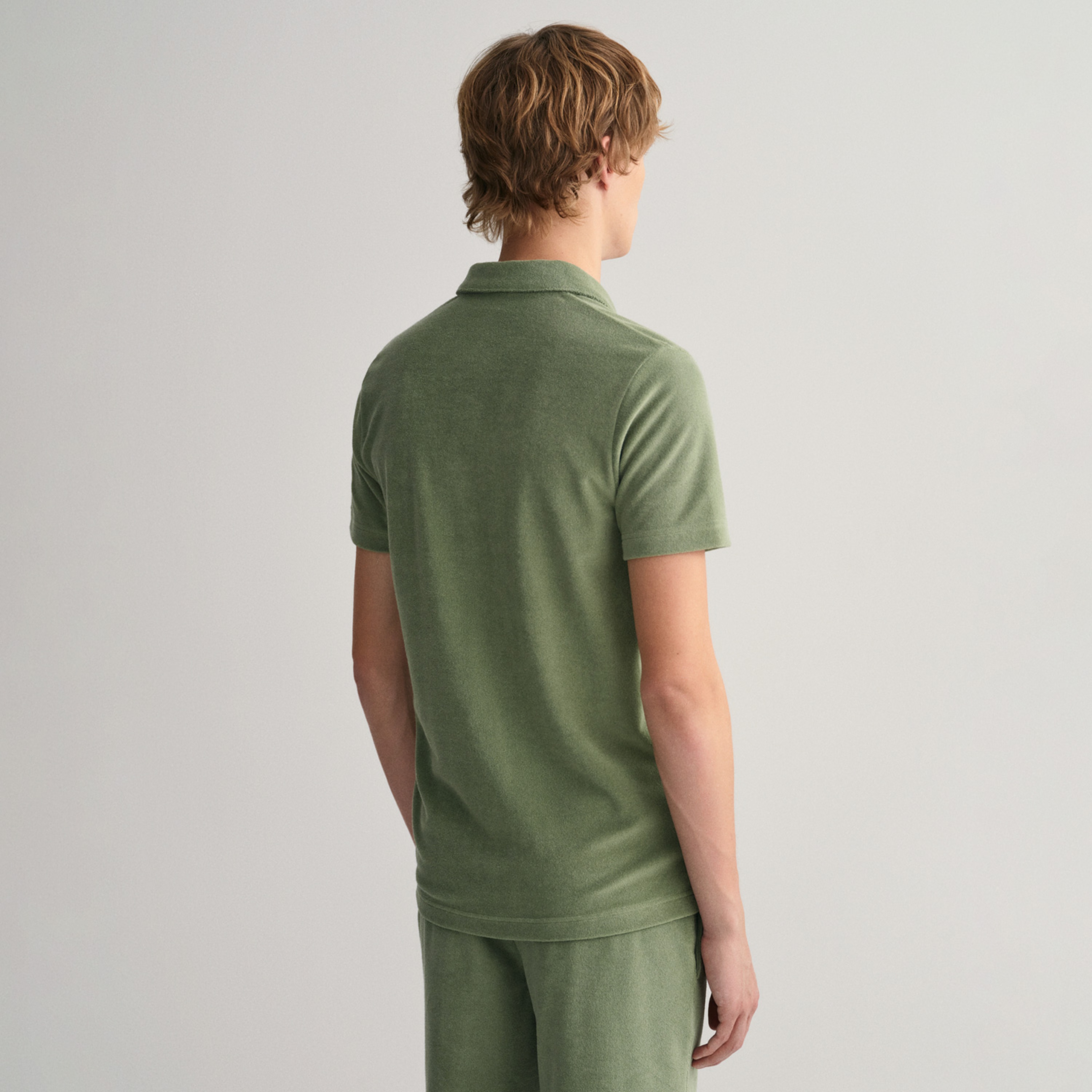 GANT Erkek Yeşil Regular Fit Polo