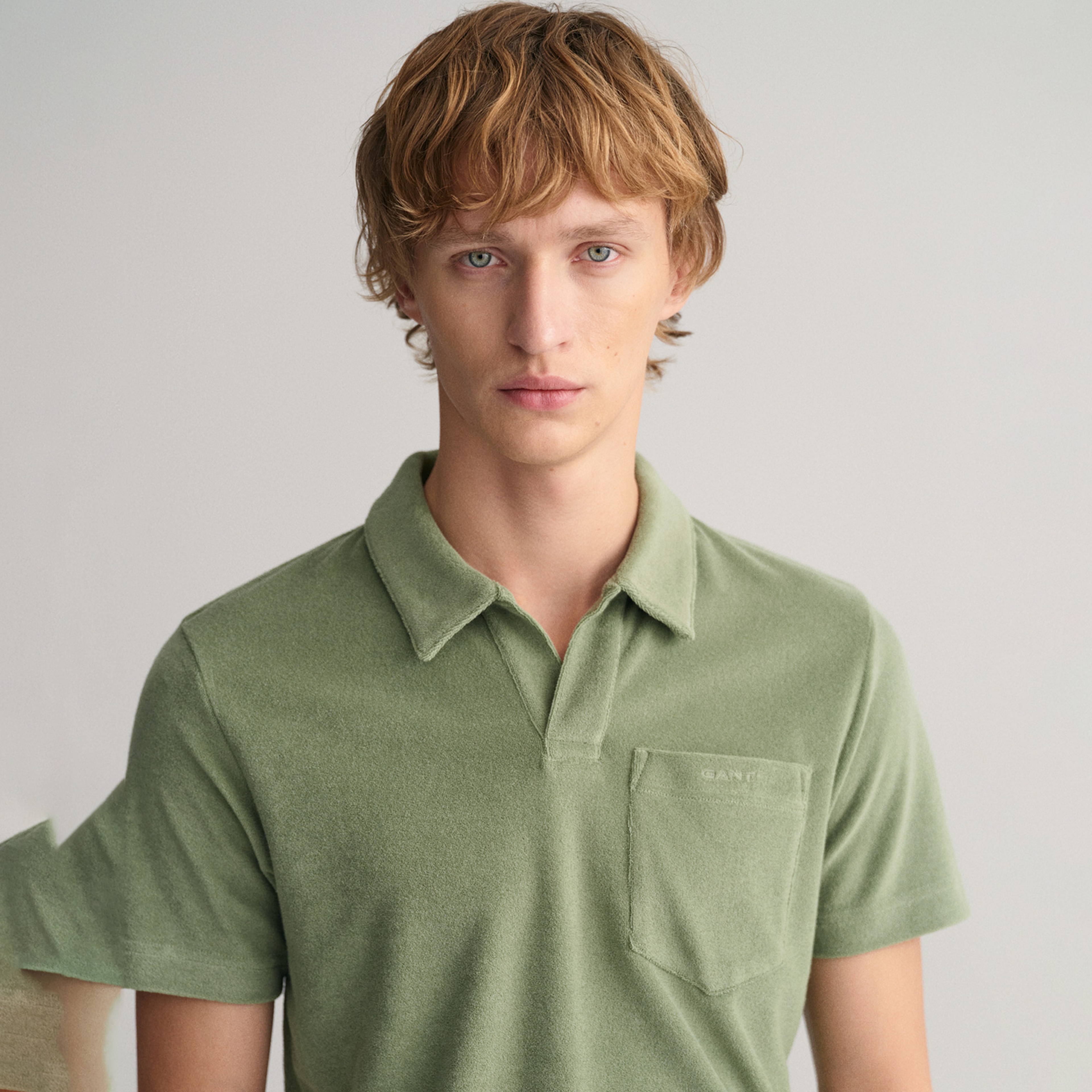 GANT Erkek Yeşil Regular Fit Polo