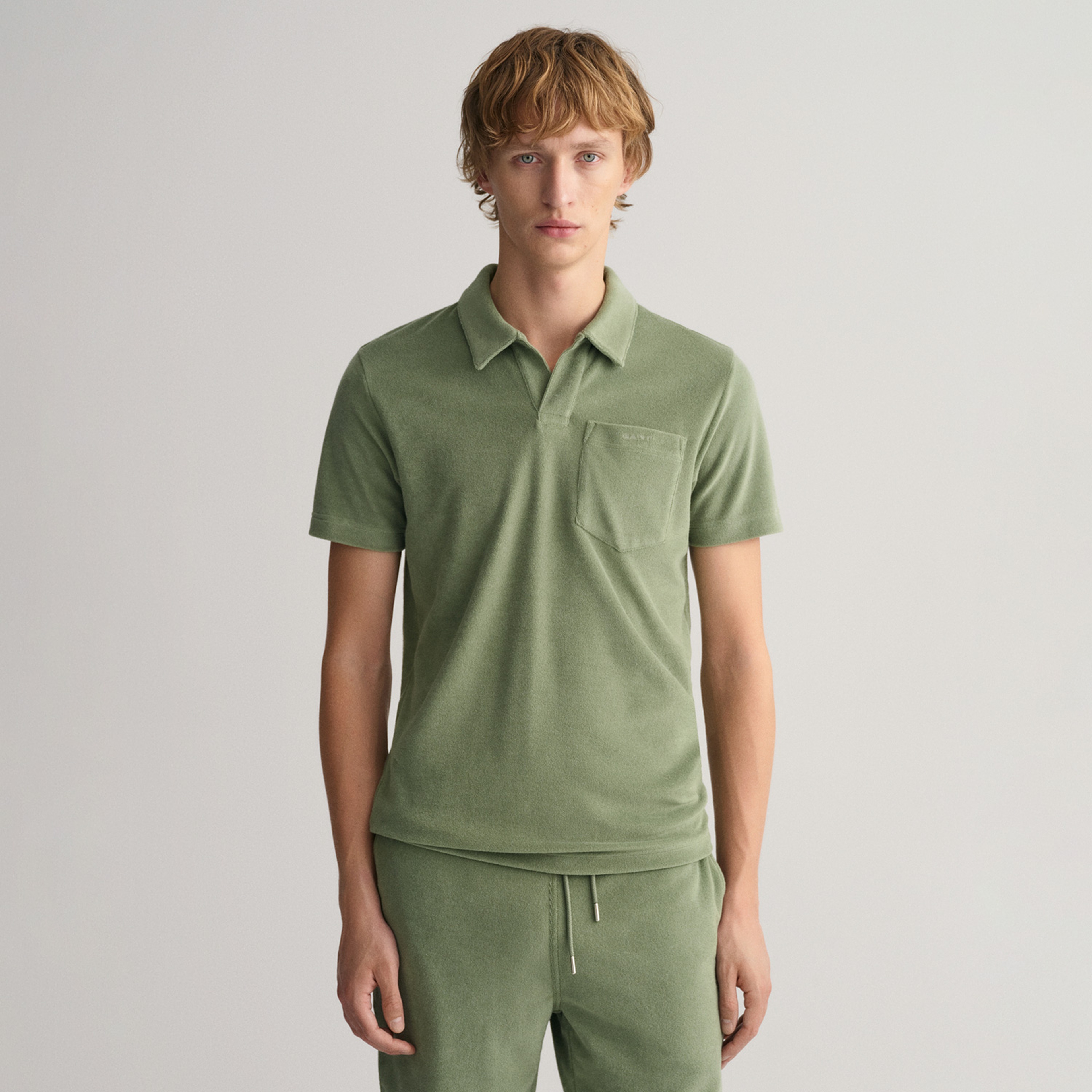 GANT Erkek Yeşil Regular Fit Polo