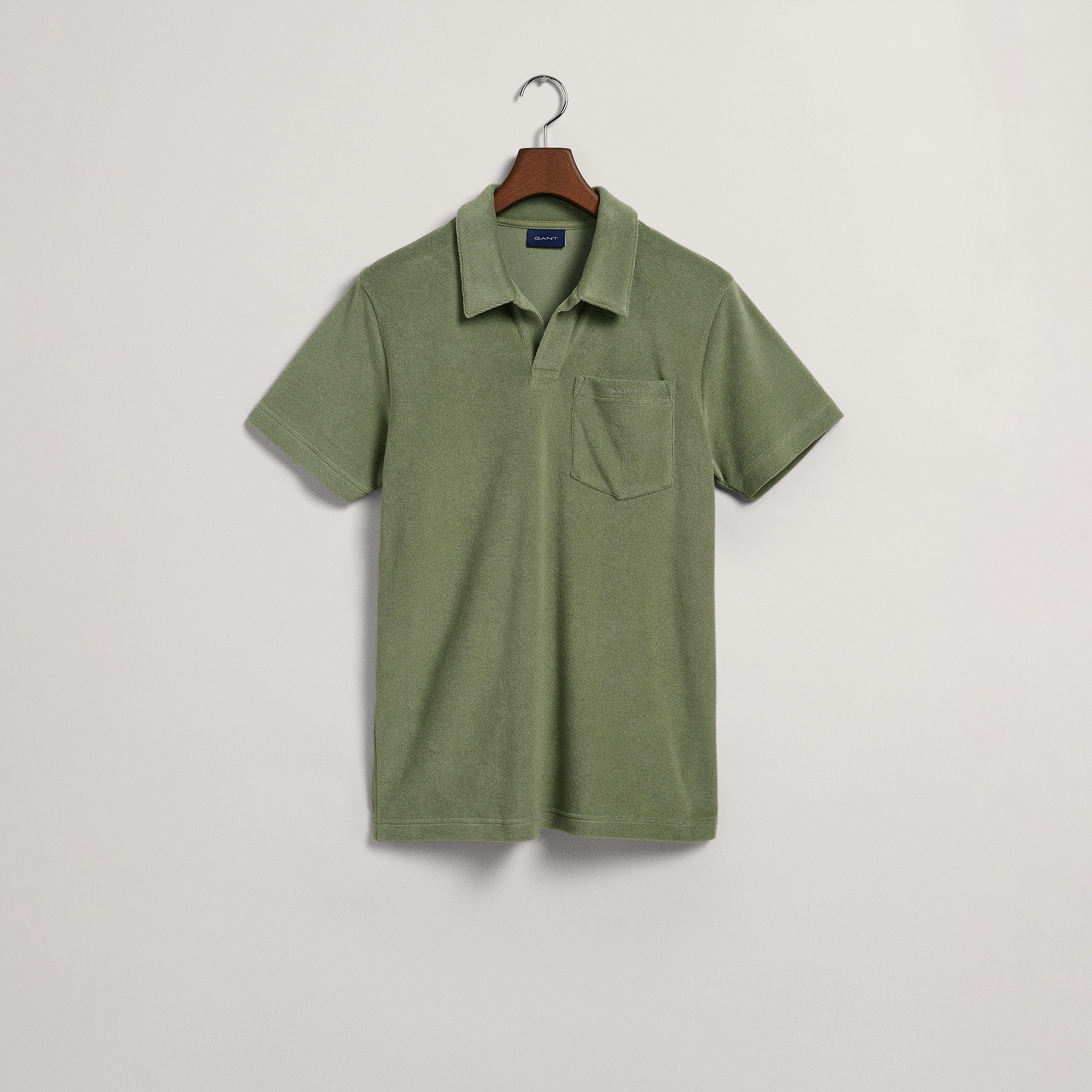 GANT Erkek Yeşil Regular Fit Polo