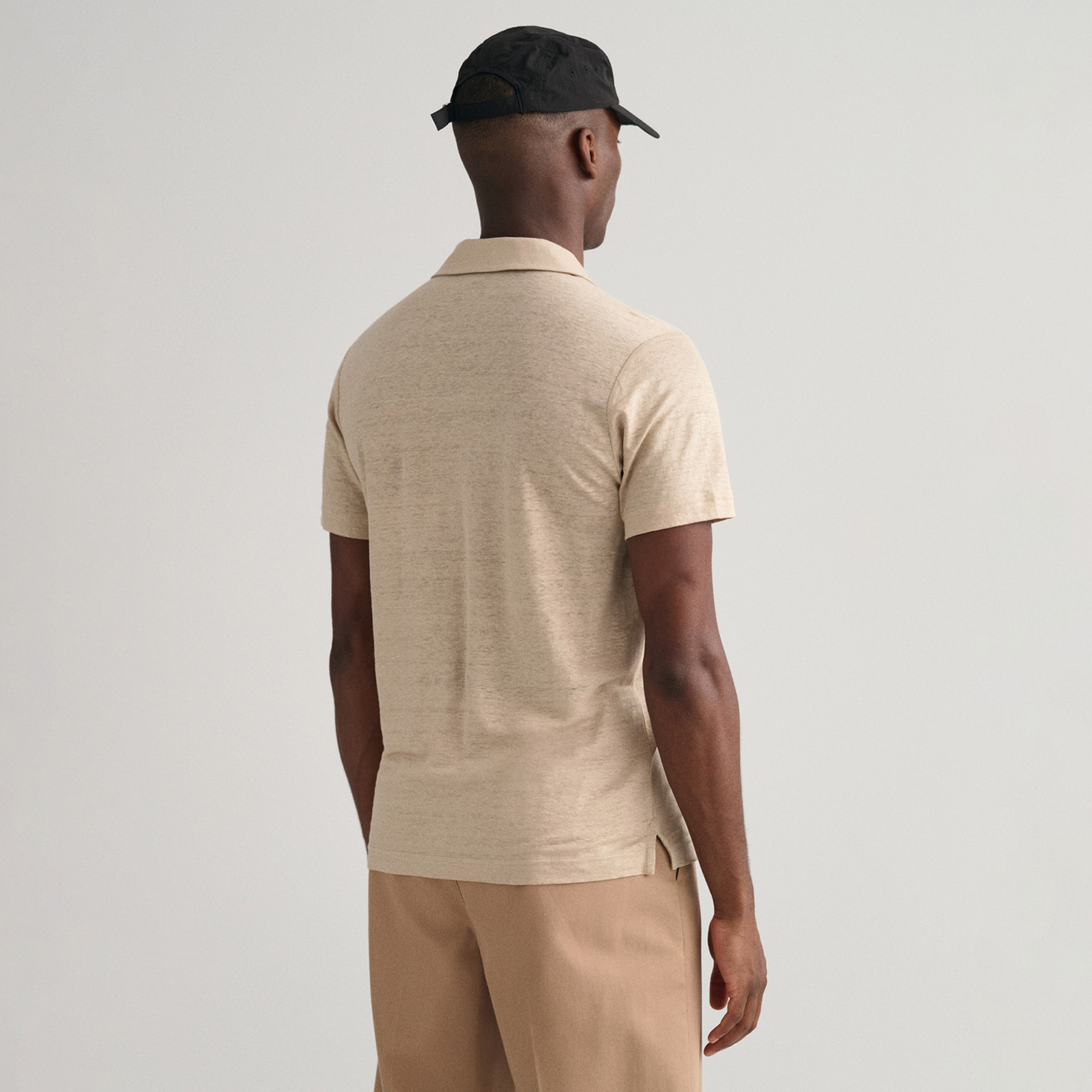 GANT Erkek Bej Regular Fit Polo