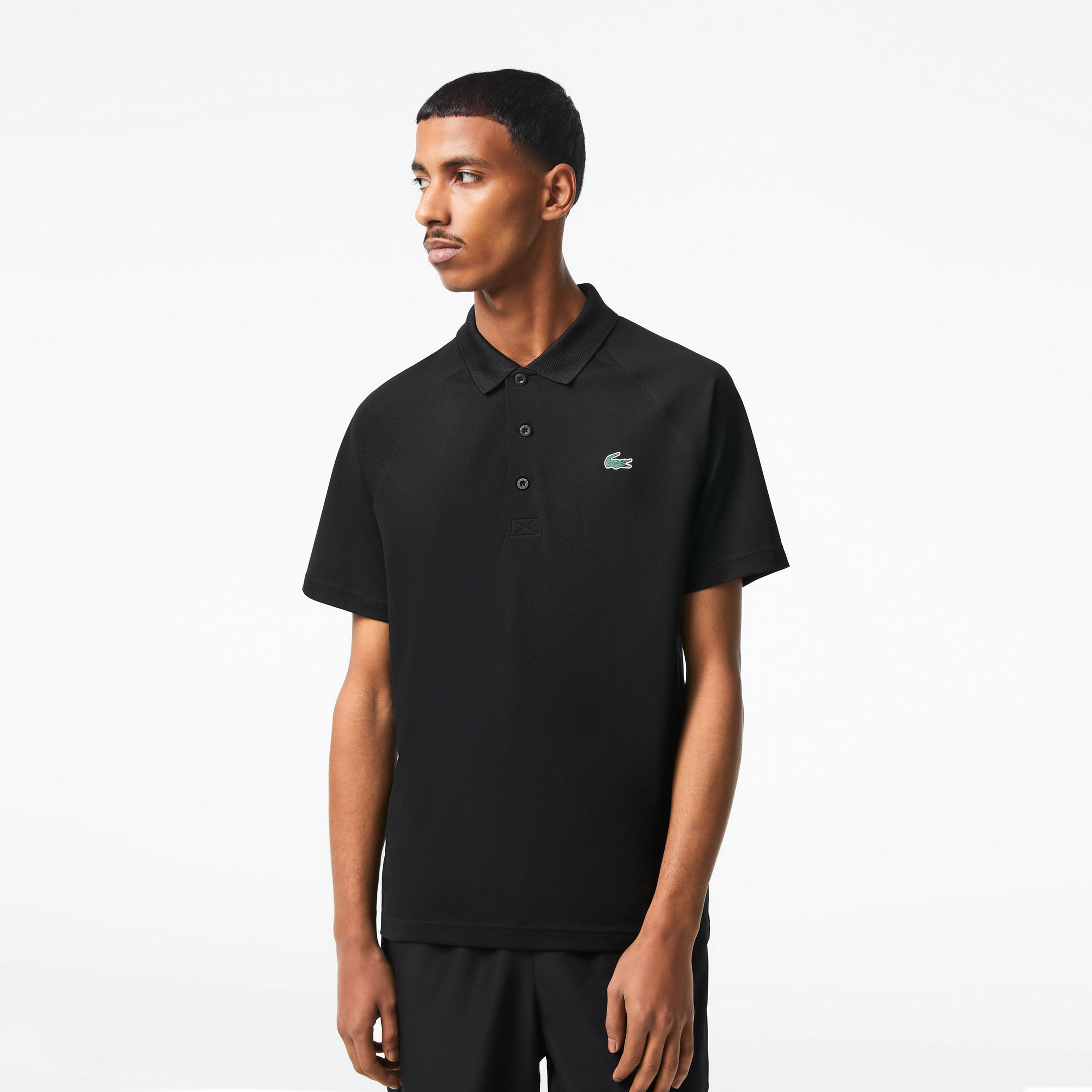SPORT Erkek Regular Fit Siyah Polo