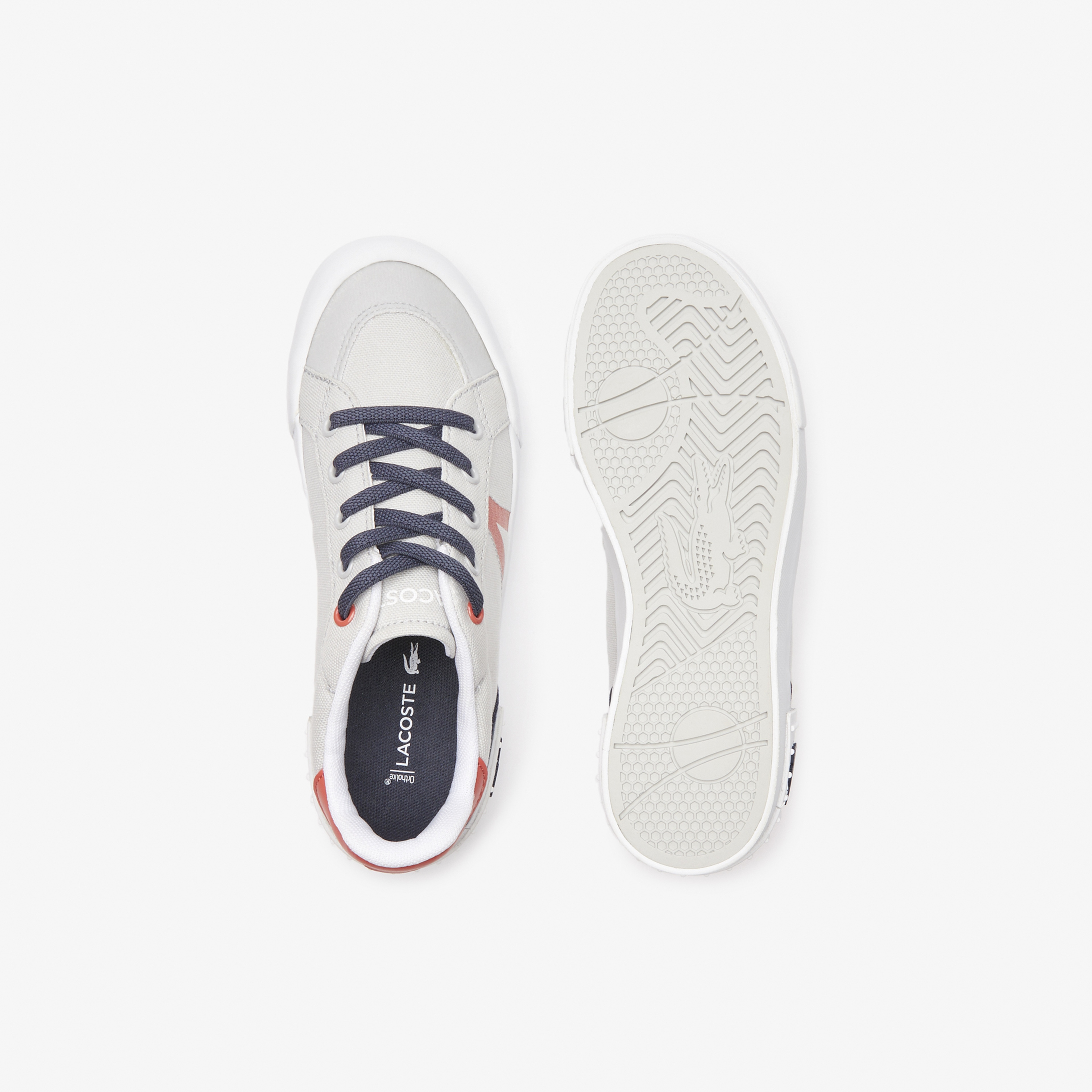 Lacoste L004 Çocuk Gri Sneaker