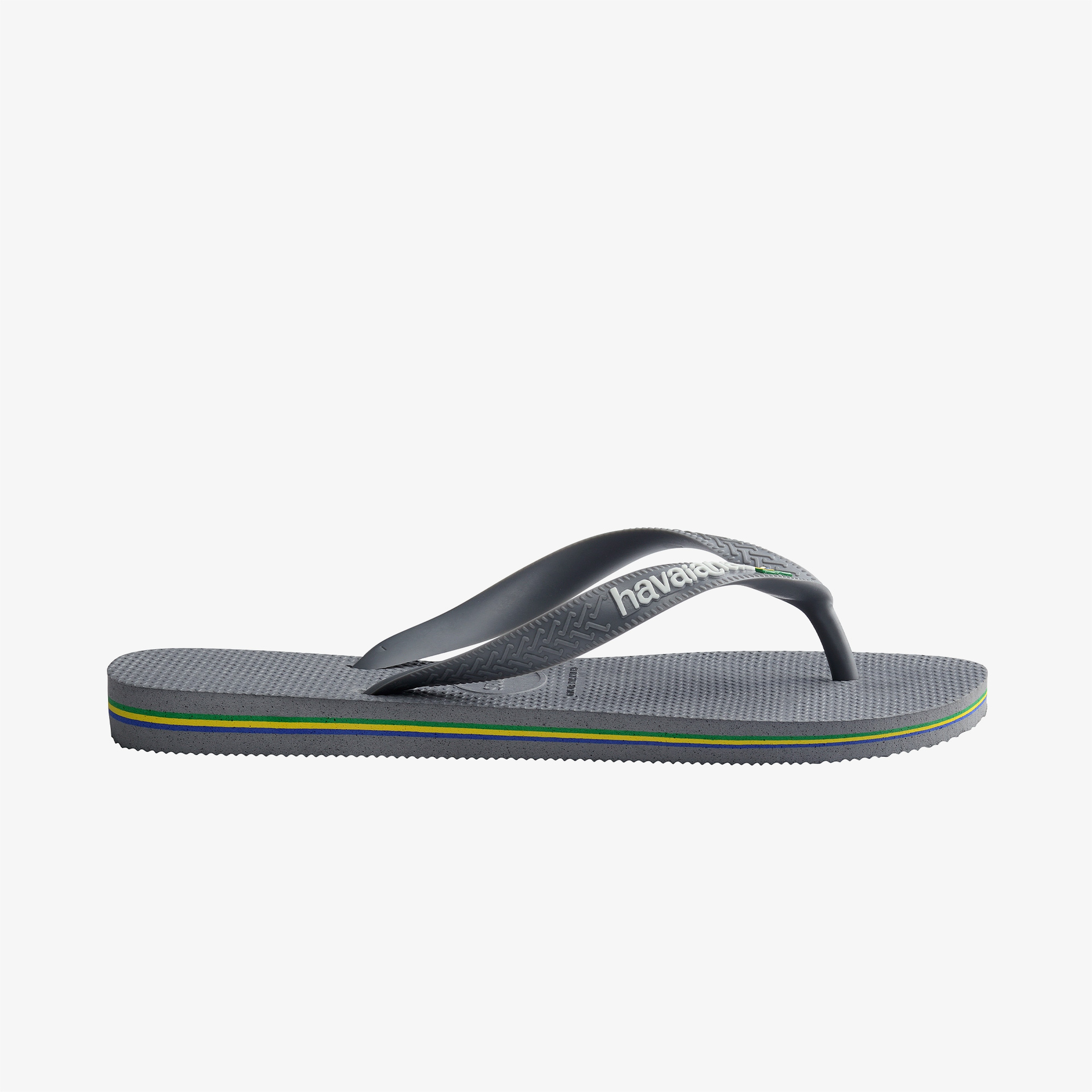Havaianas Brasil Logo Erkek Gri Terlik