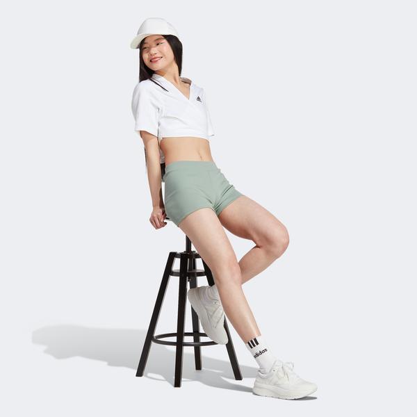 adidas Lng Rıb Kadın Yeşil Şort