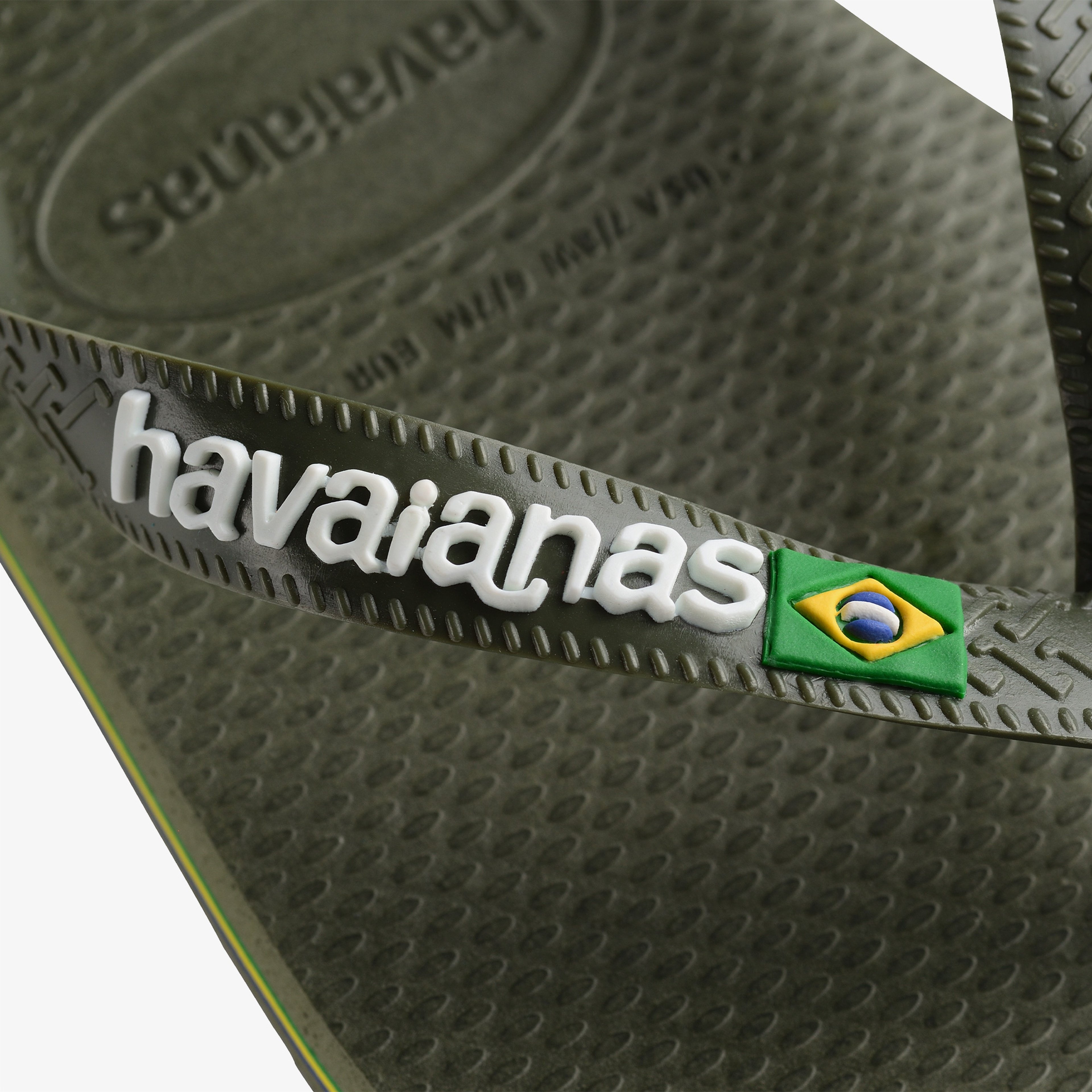 Havaianas Brasil Logo Unisex Yeşil Terlik
