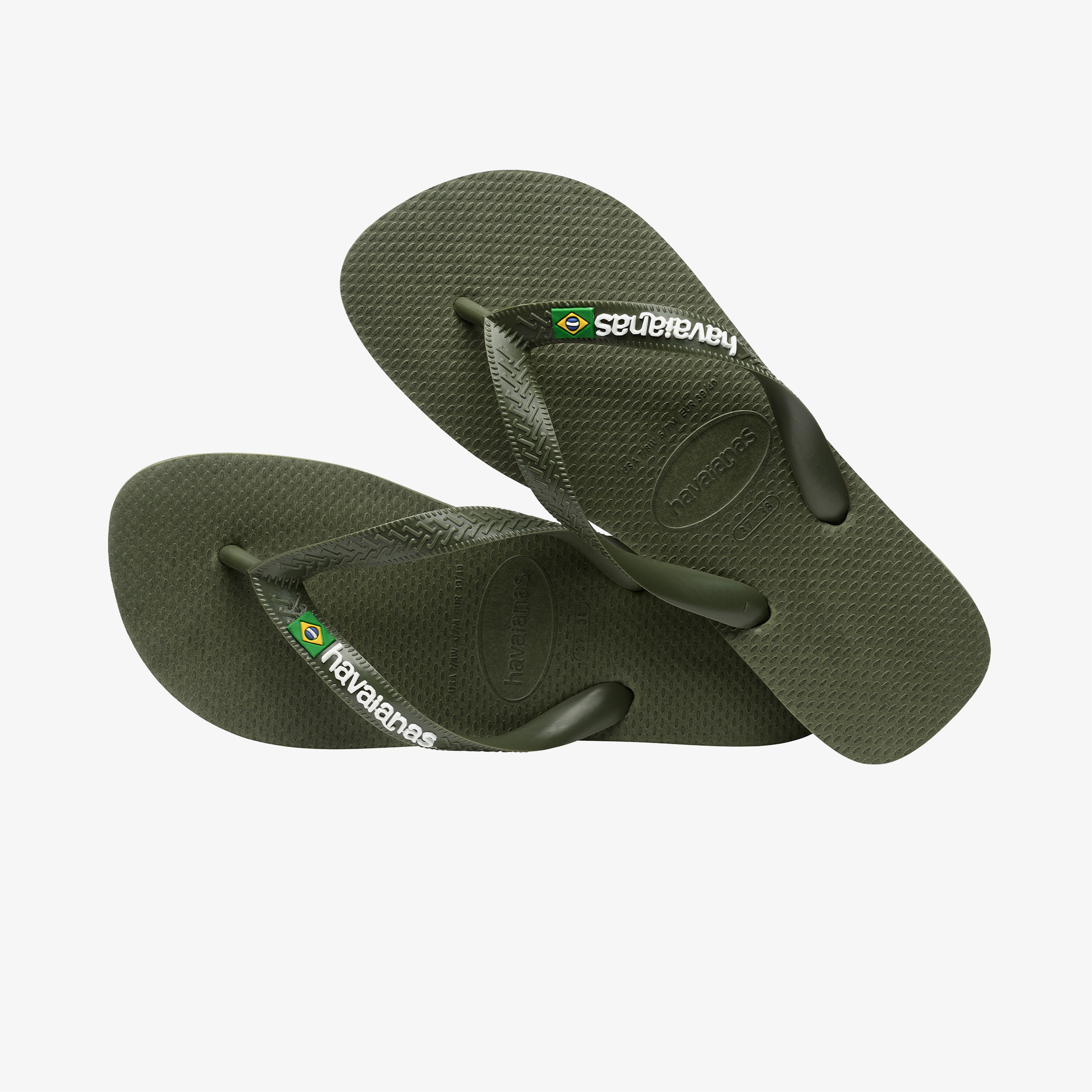 Havaianas Brasil Logo Unisex Yeşil Terlik
