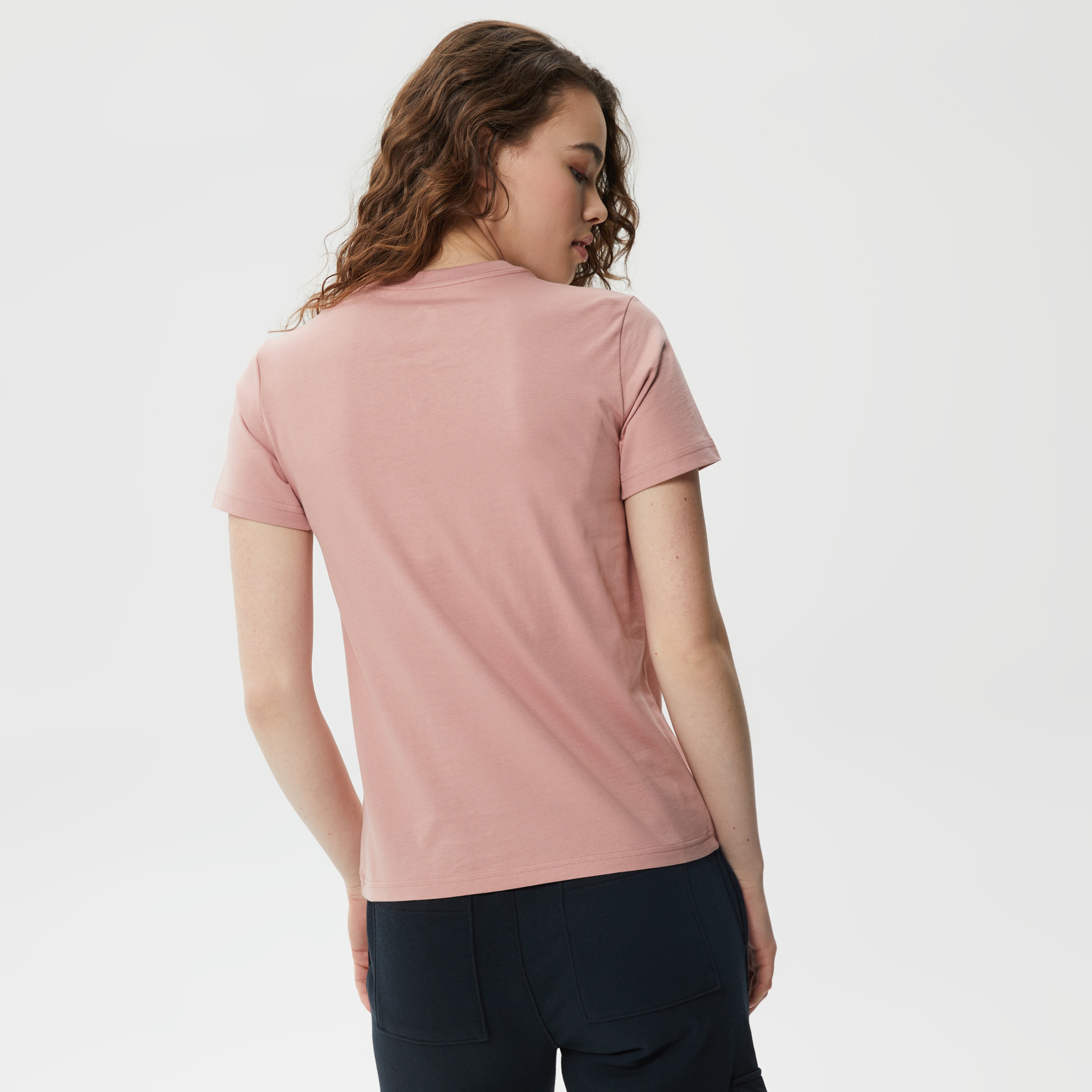 Converse Seasonal Star Chevron  Kadın Pembe T-Shirt