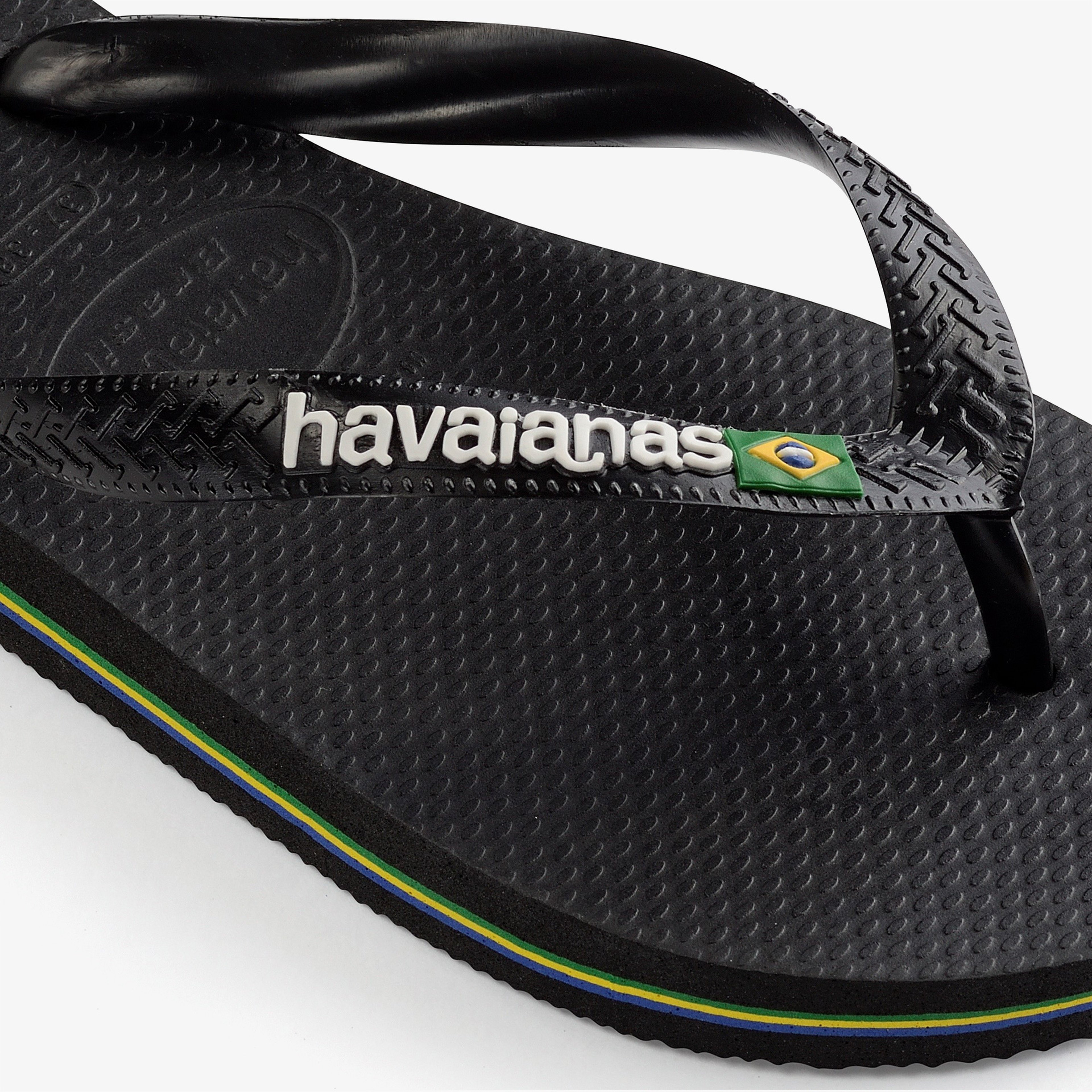 Havaianas Brasil Logo Unisex Siyah Terlik