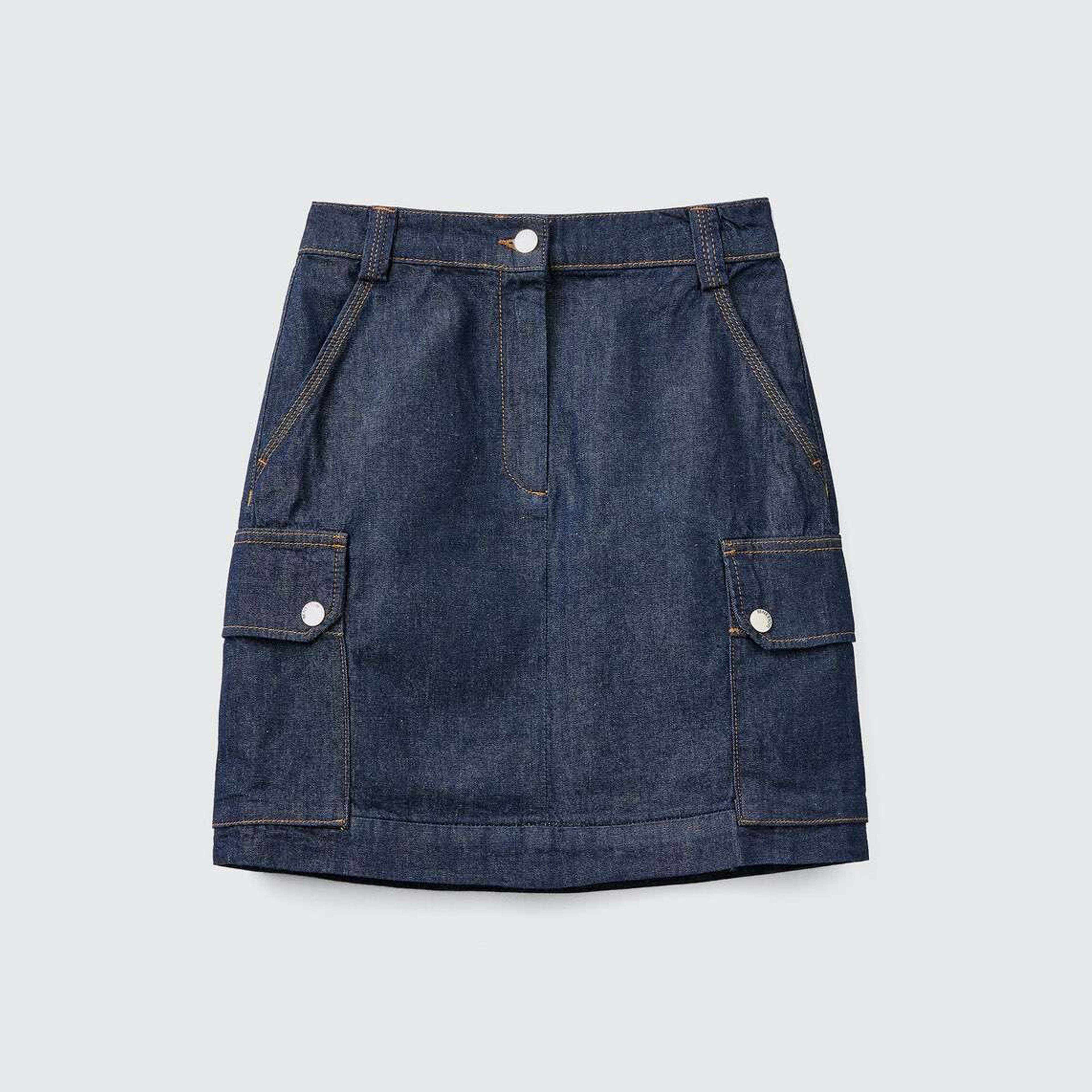 Benetton Kadın Lacivert Etek