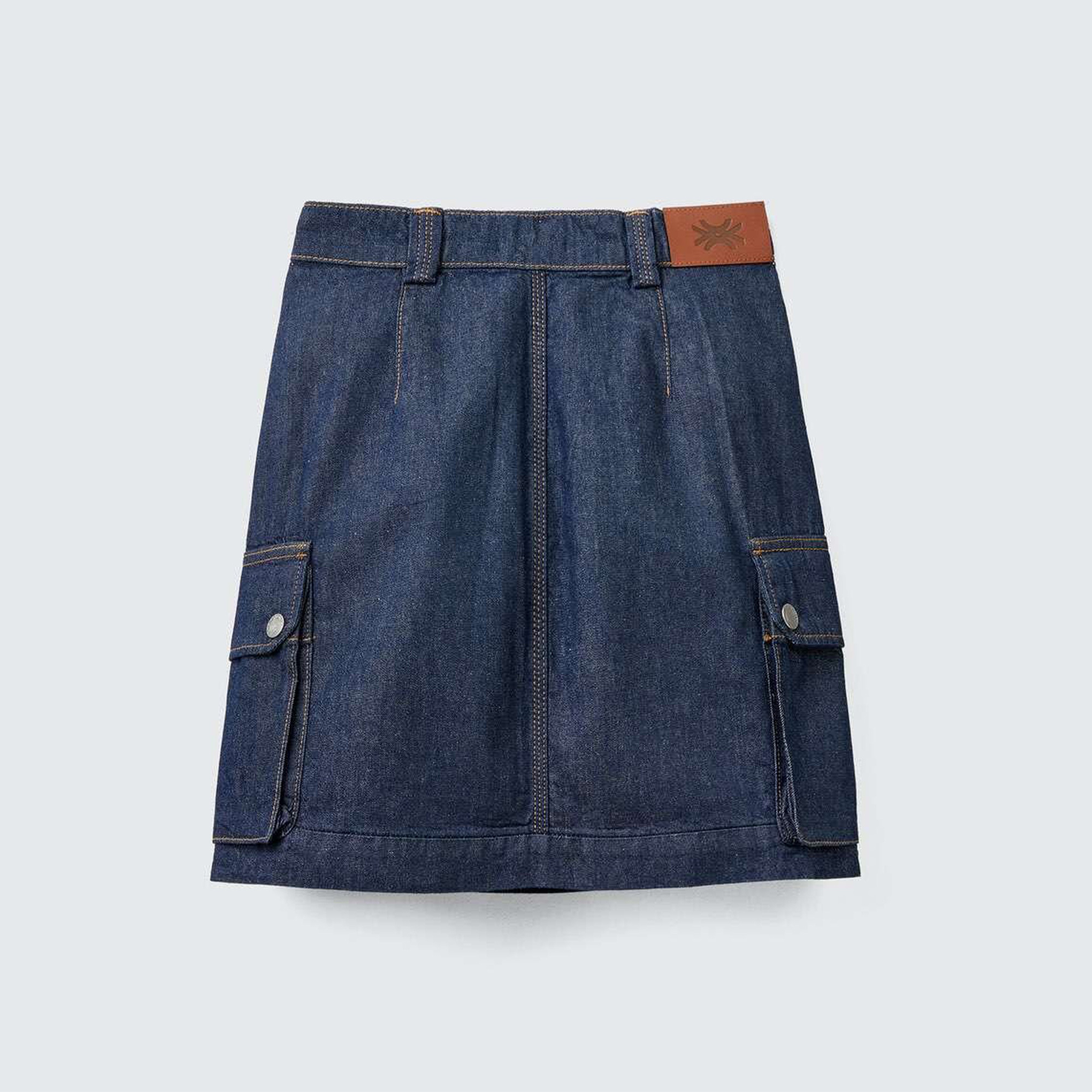 Benetton Kadın Lacivert Etek