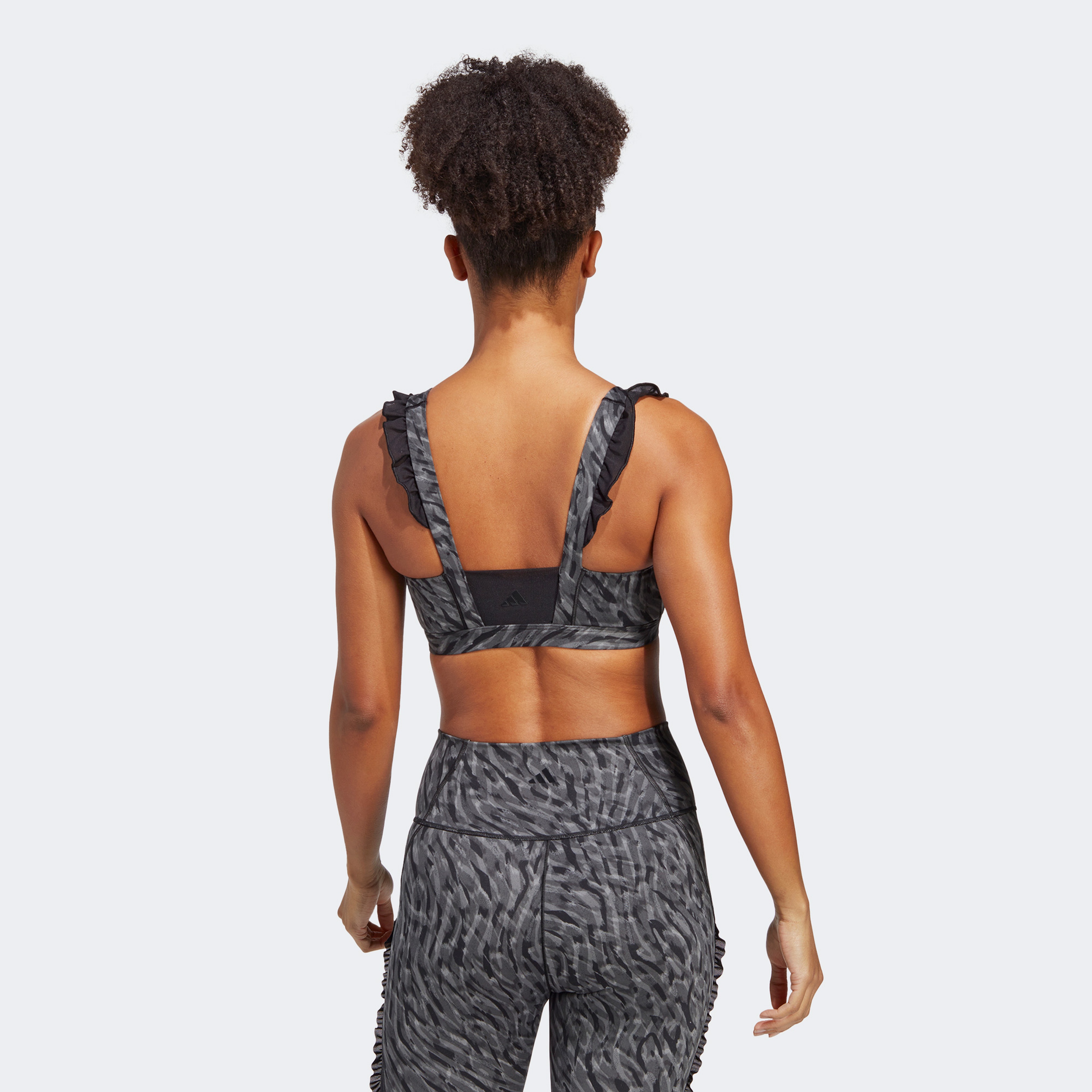 adidas CoreFlow Studio Kadın Gri Bra