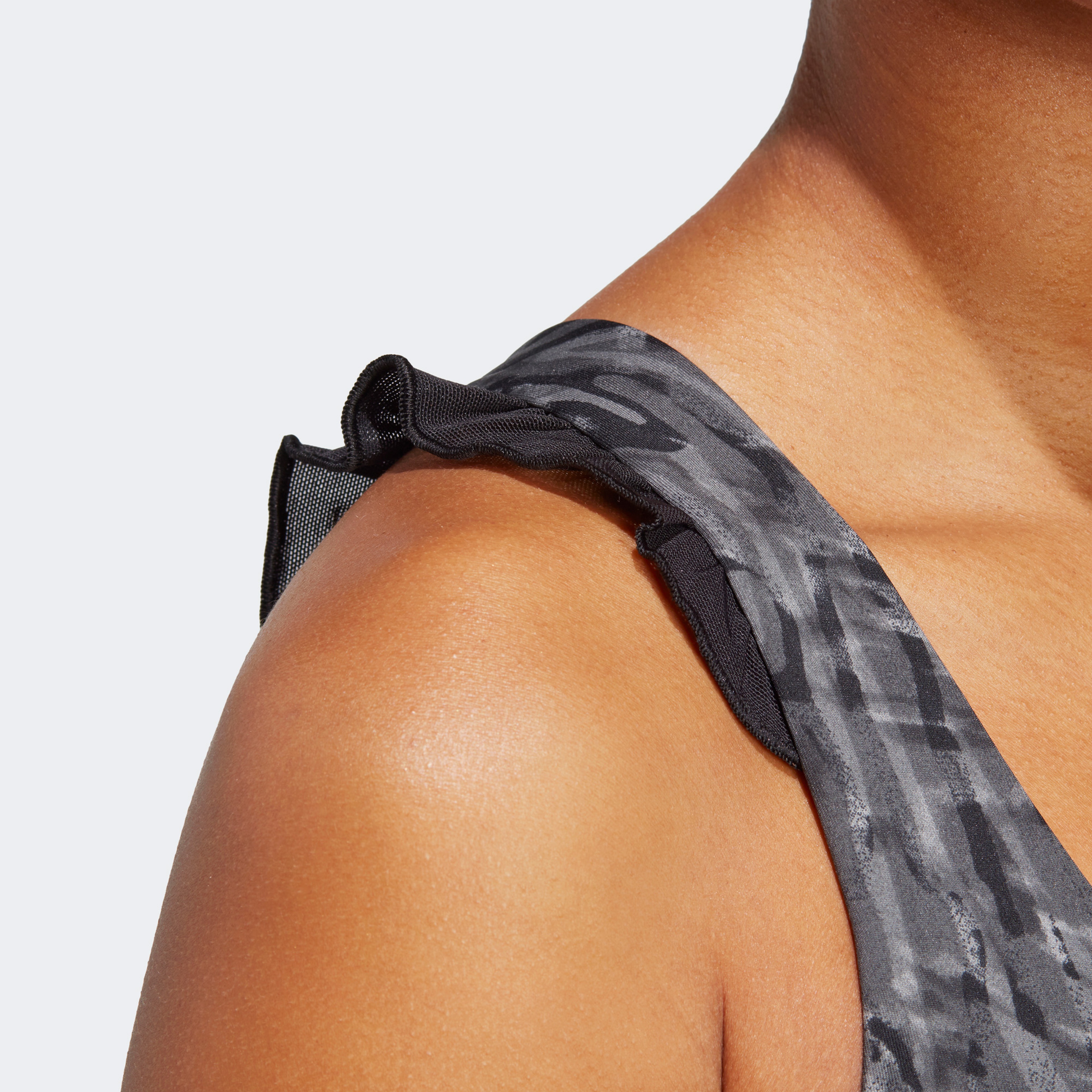 adidas CoreFlow Studio Kadın Gri Bra