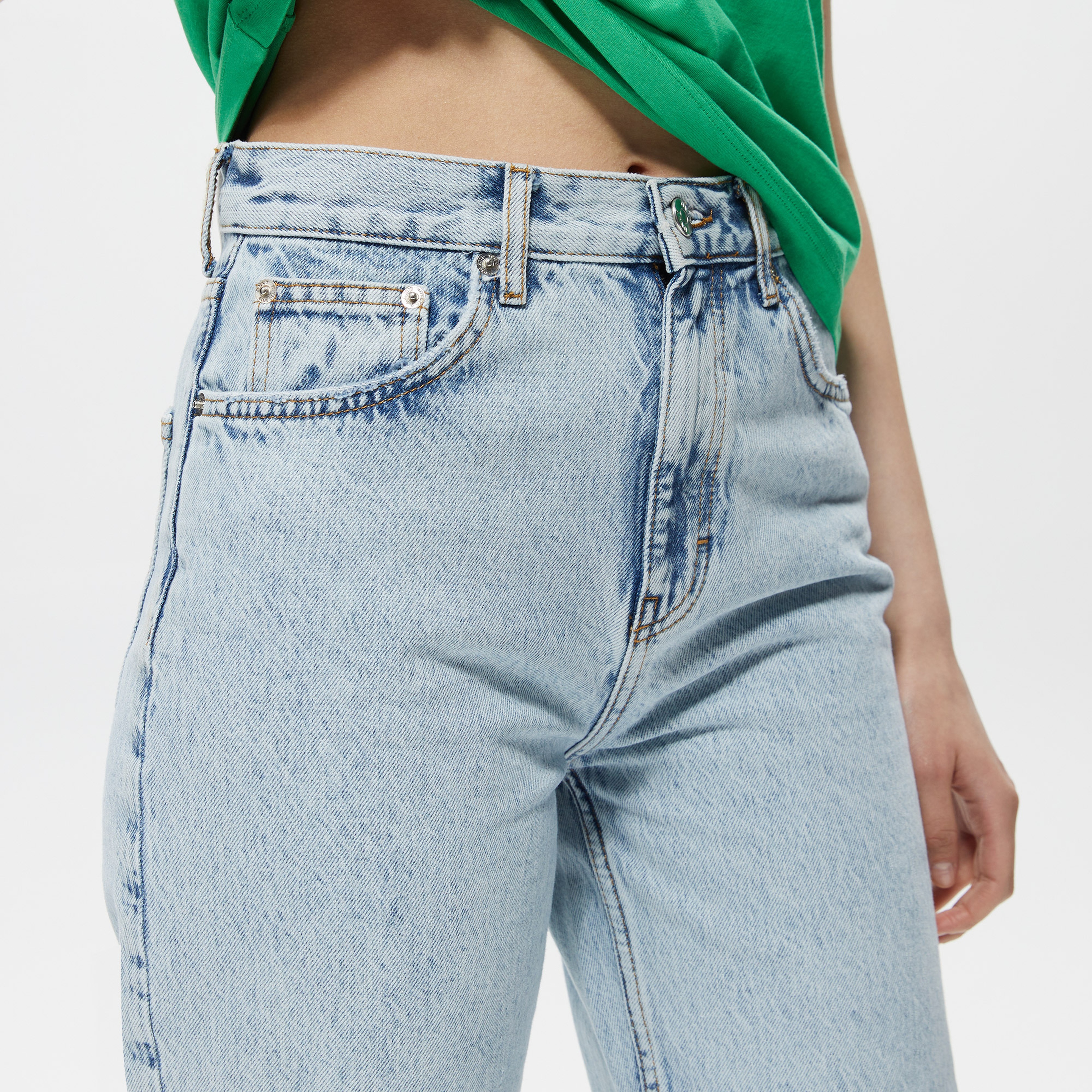 Only Onlrobyn Ex Str Longer Kadın Mavi Jean