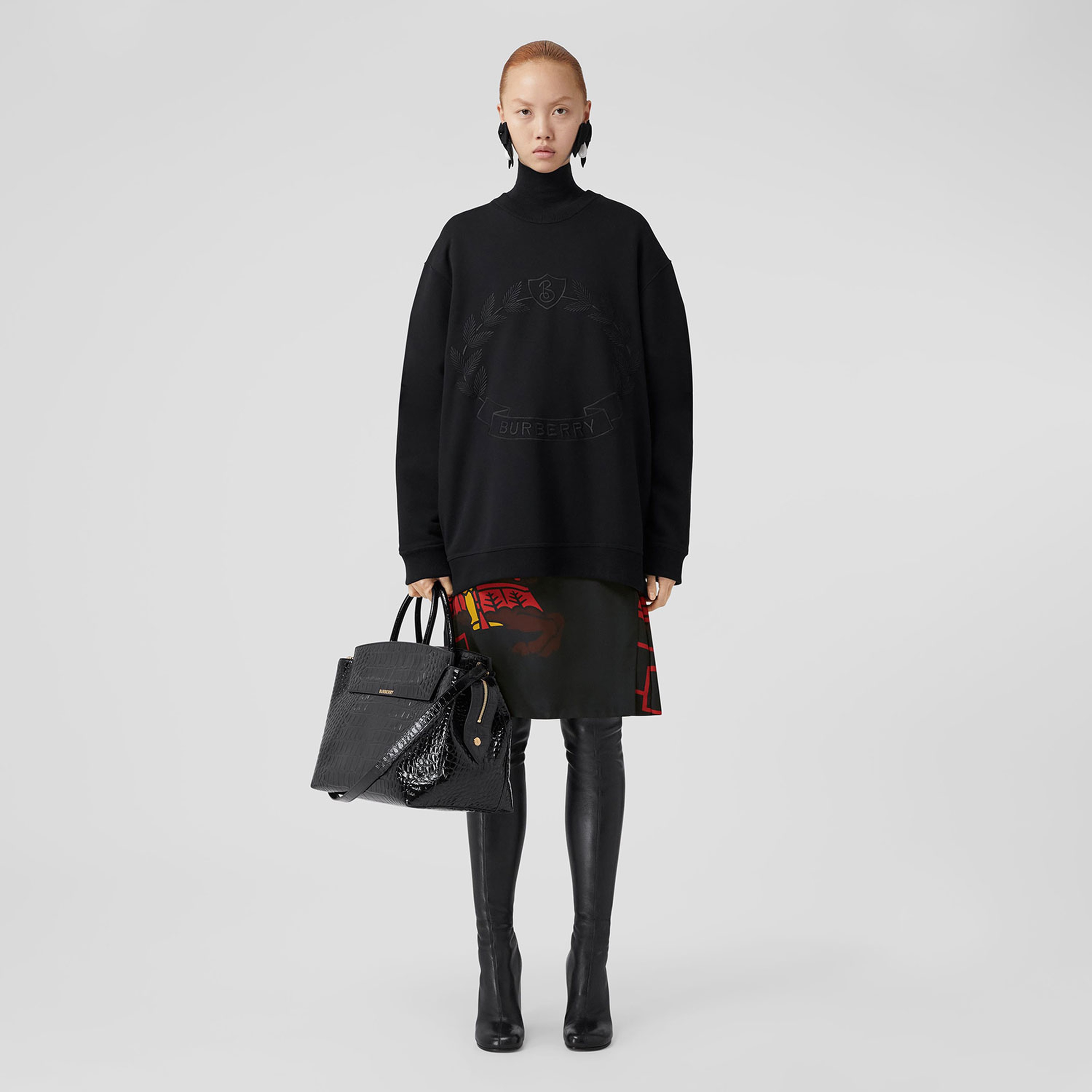 Burberry Kadın Kırmızı Etek