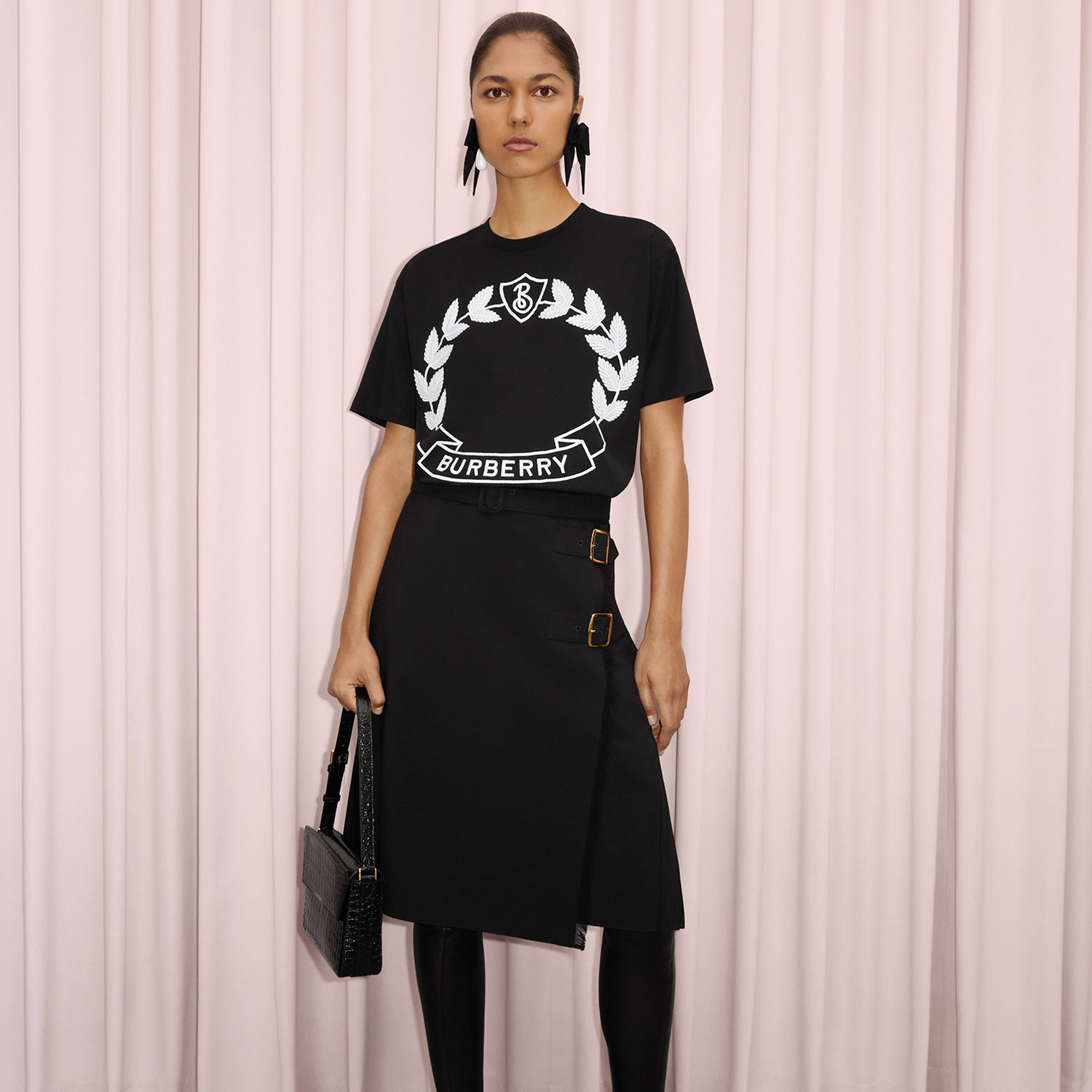 Burberry Kadın Siyah Etek