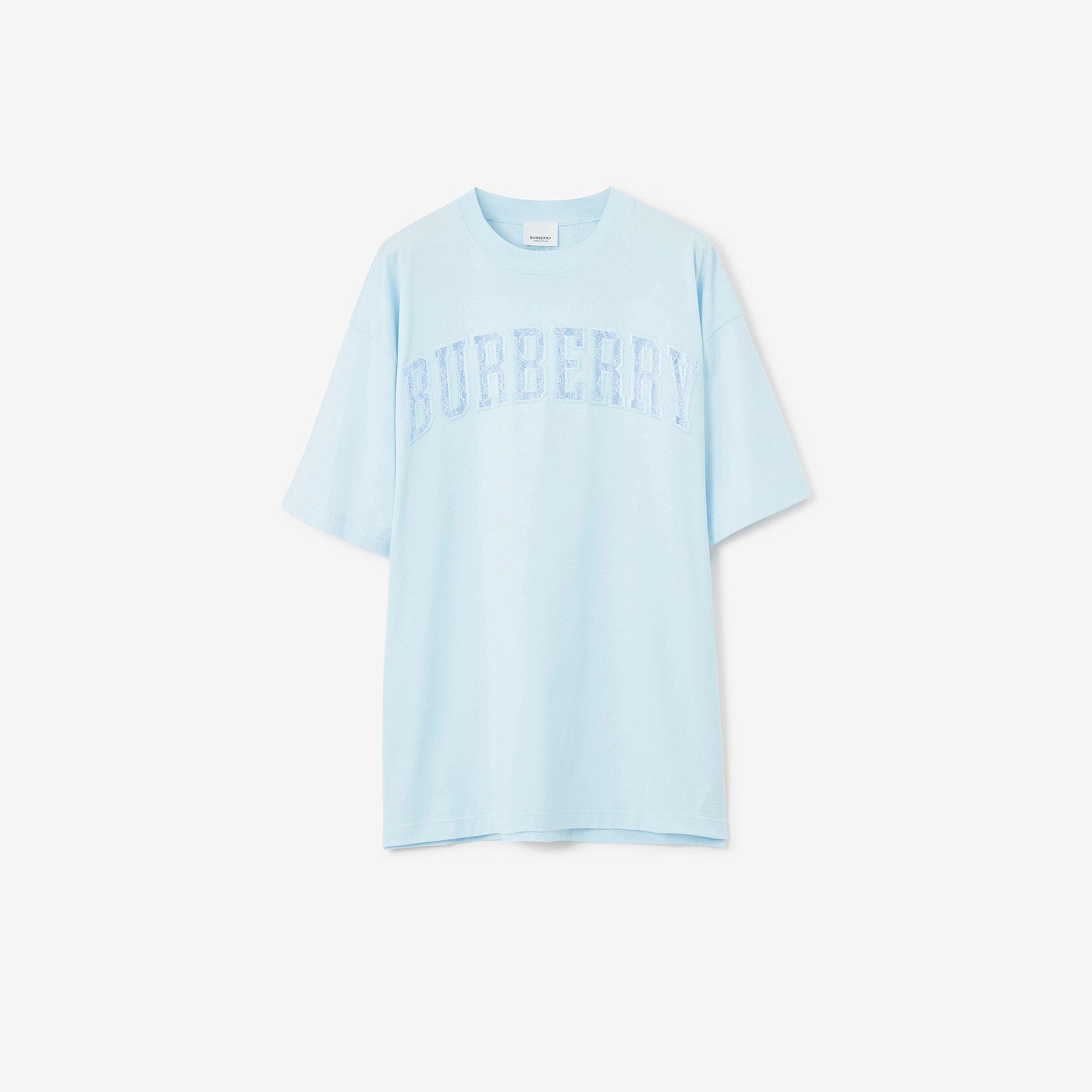 Burberry Kadın Mavi T-Shirt
