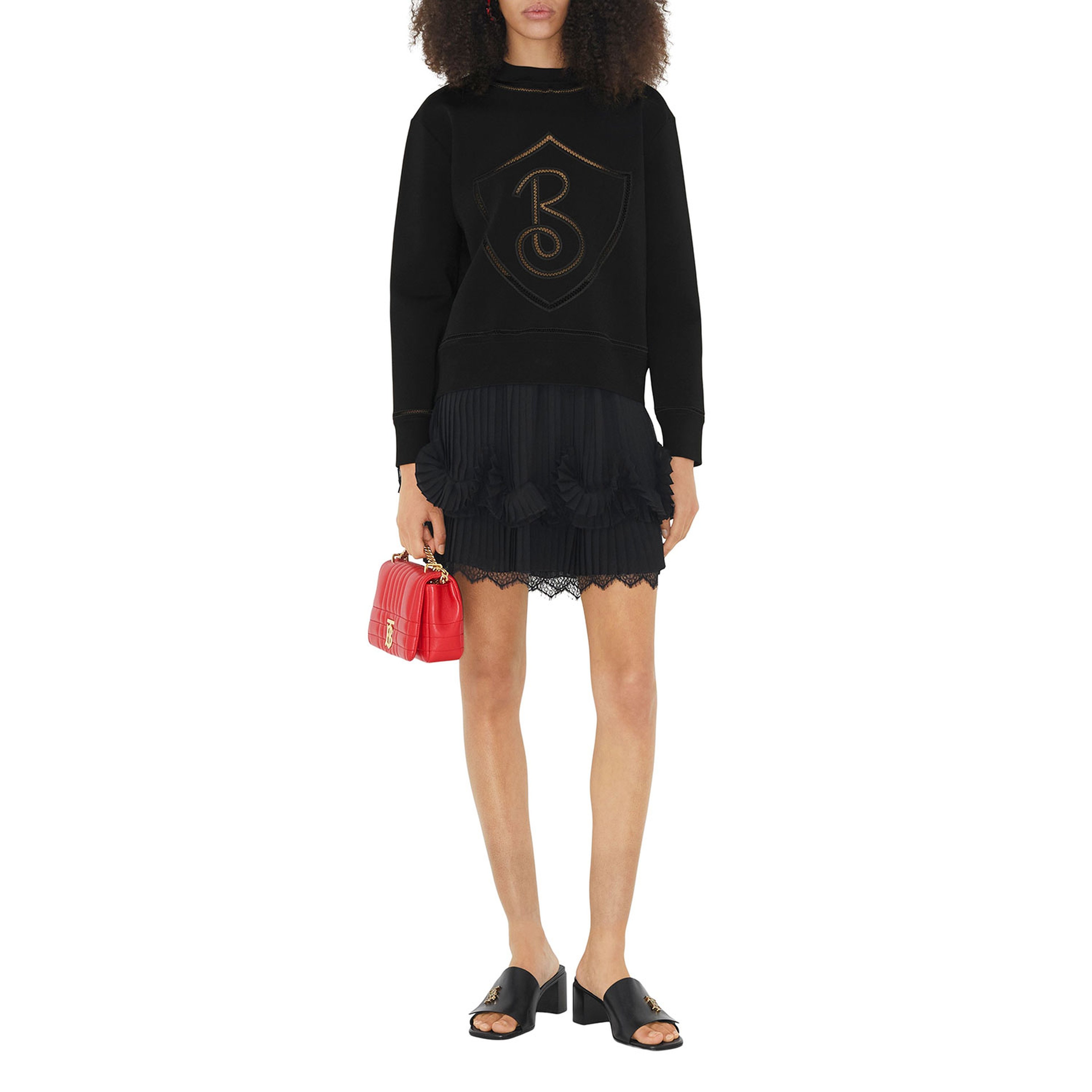 Burberry Kadın Siyah Sweatshirt