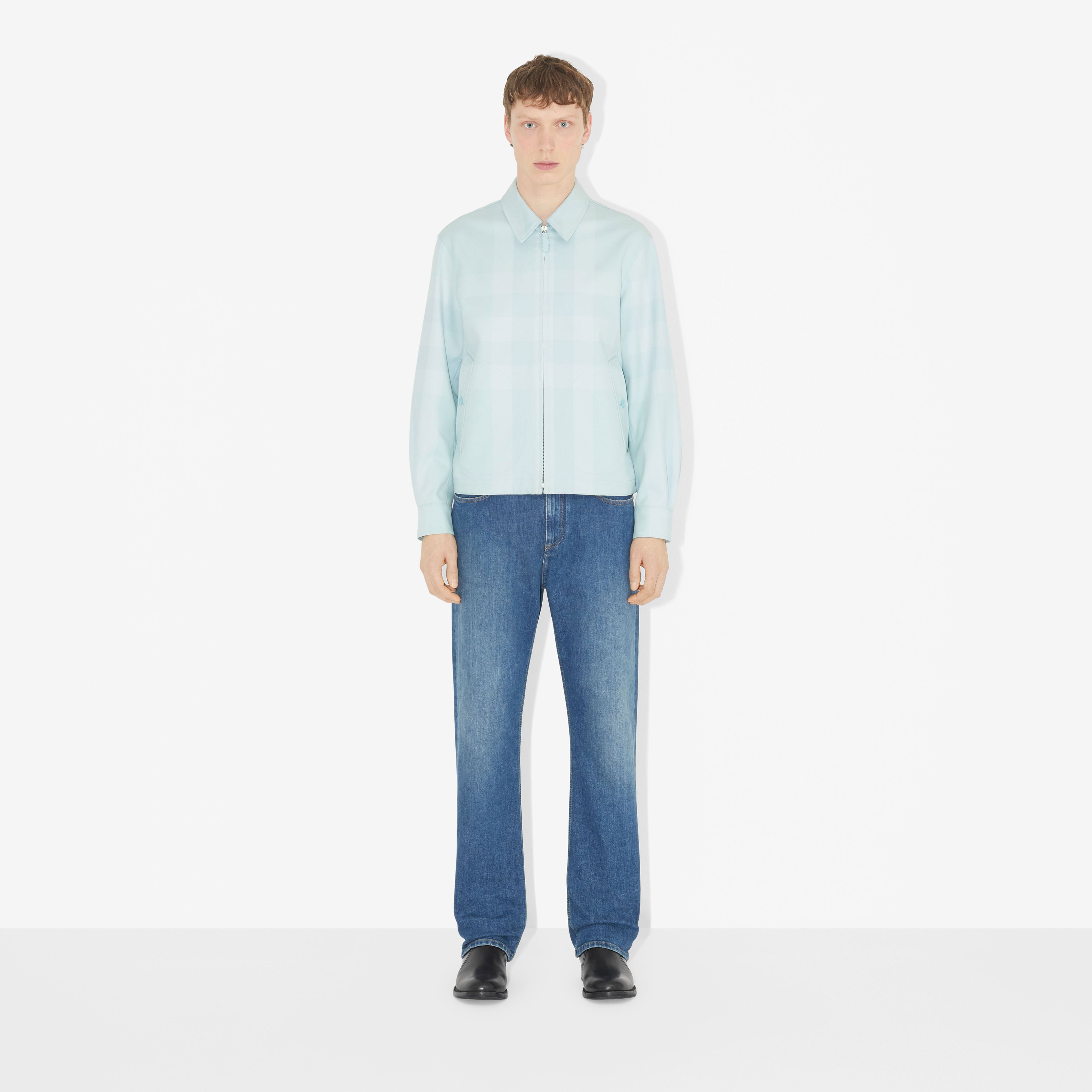 Burberry Erkek Mavi Ceket