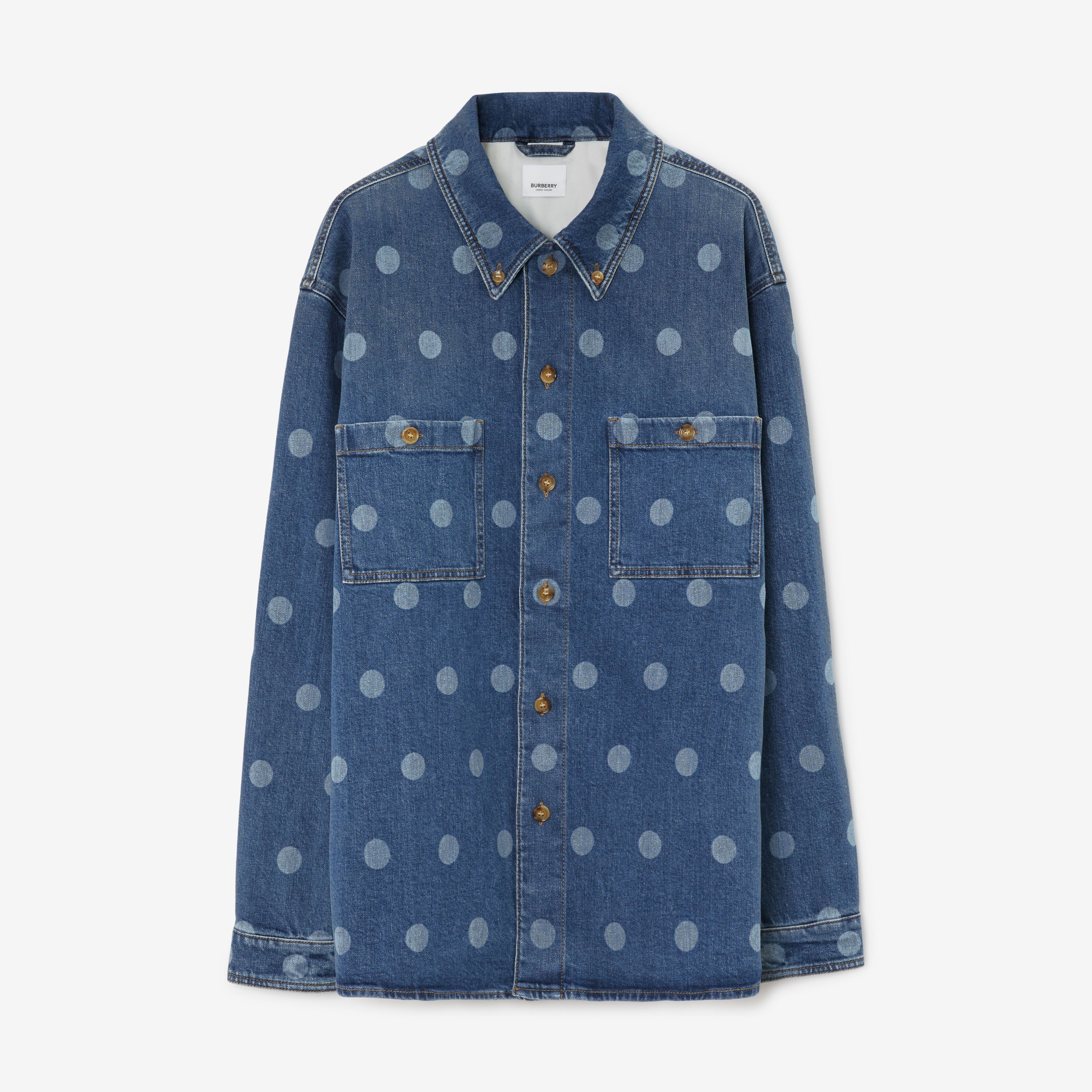 Burberry Erkek Lacivert Gömlek