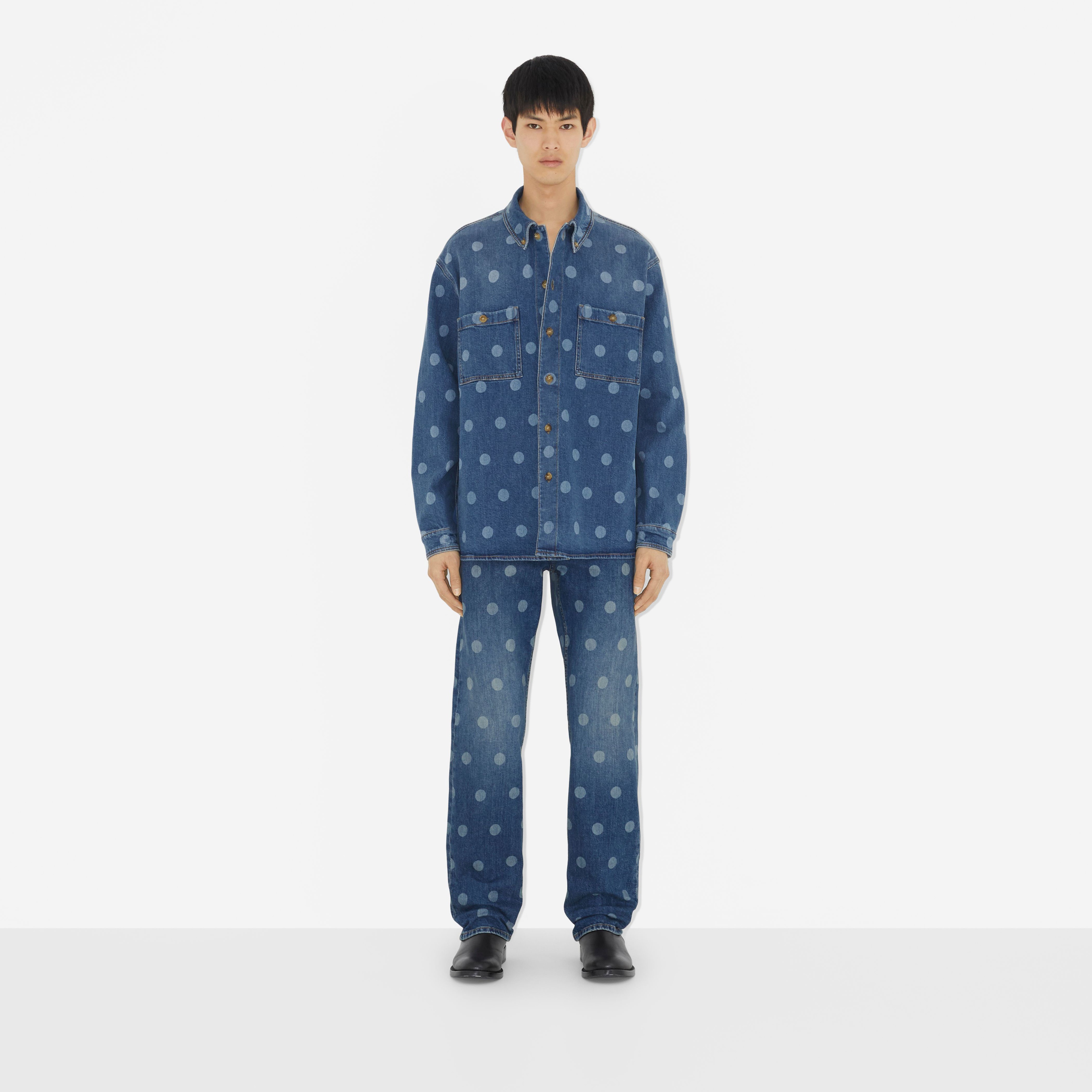 Burberry Erkek Lacivert Gömlek