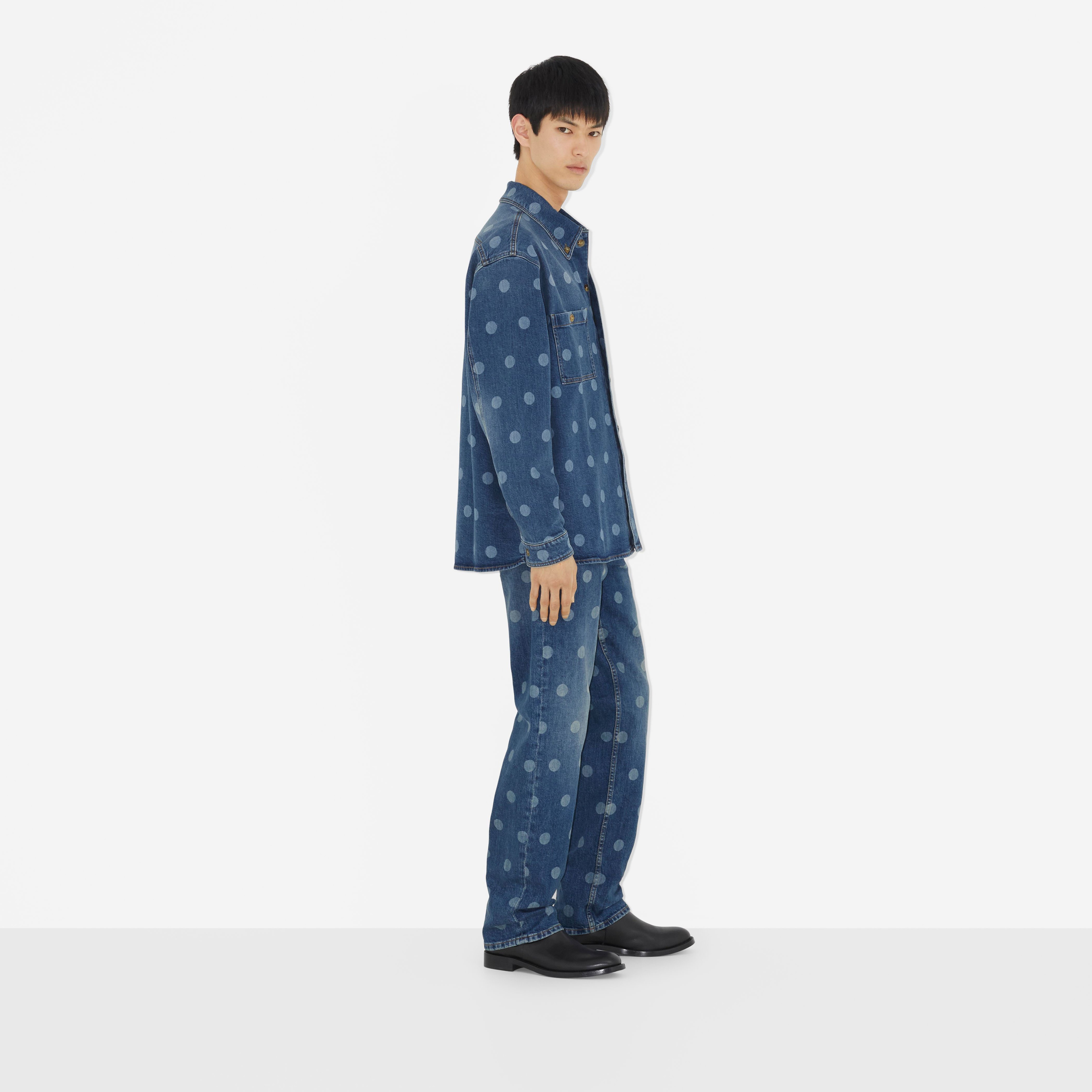 Burberry Erkek Lacivert Gömlek