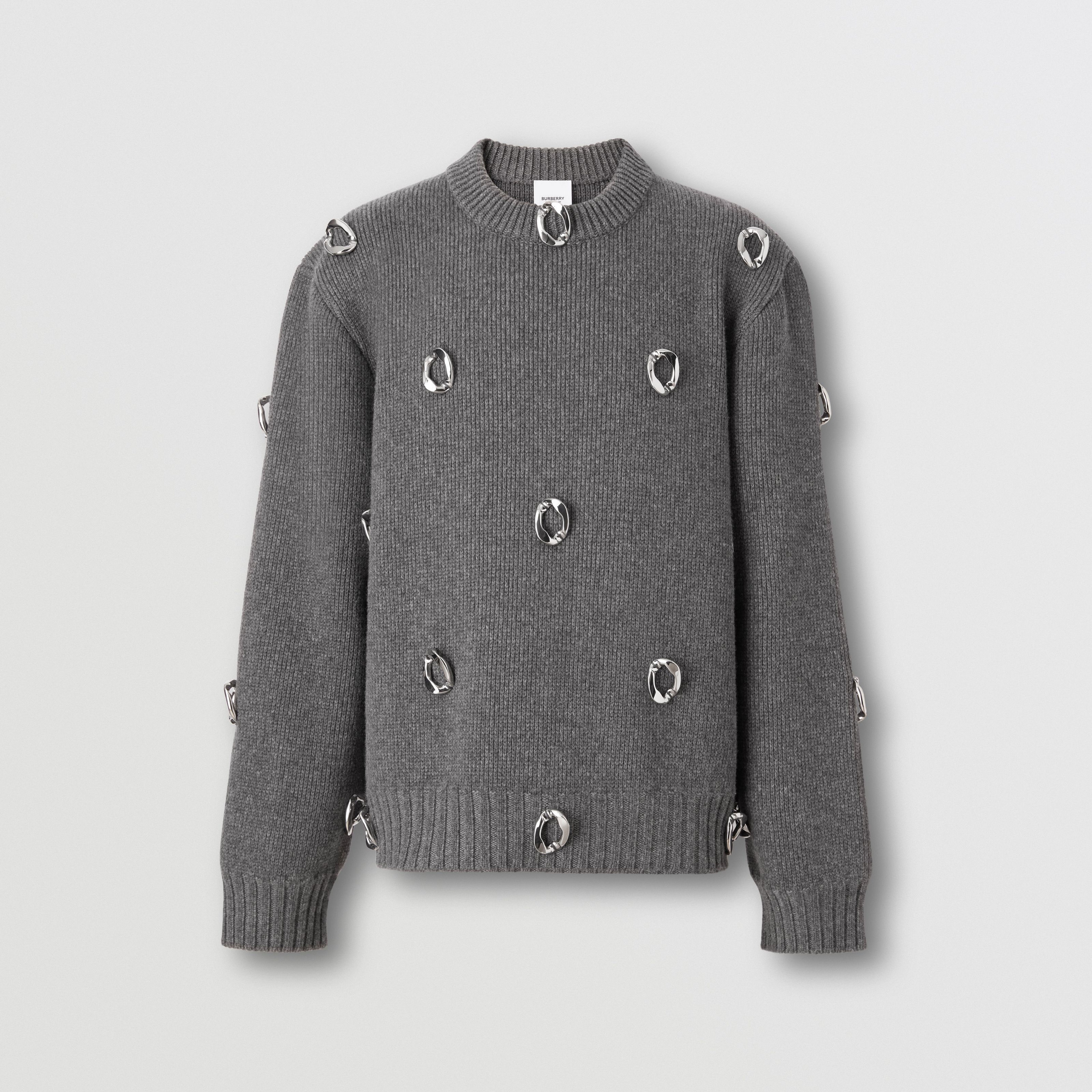 Burberry Erkek Gri Sweatshirt