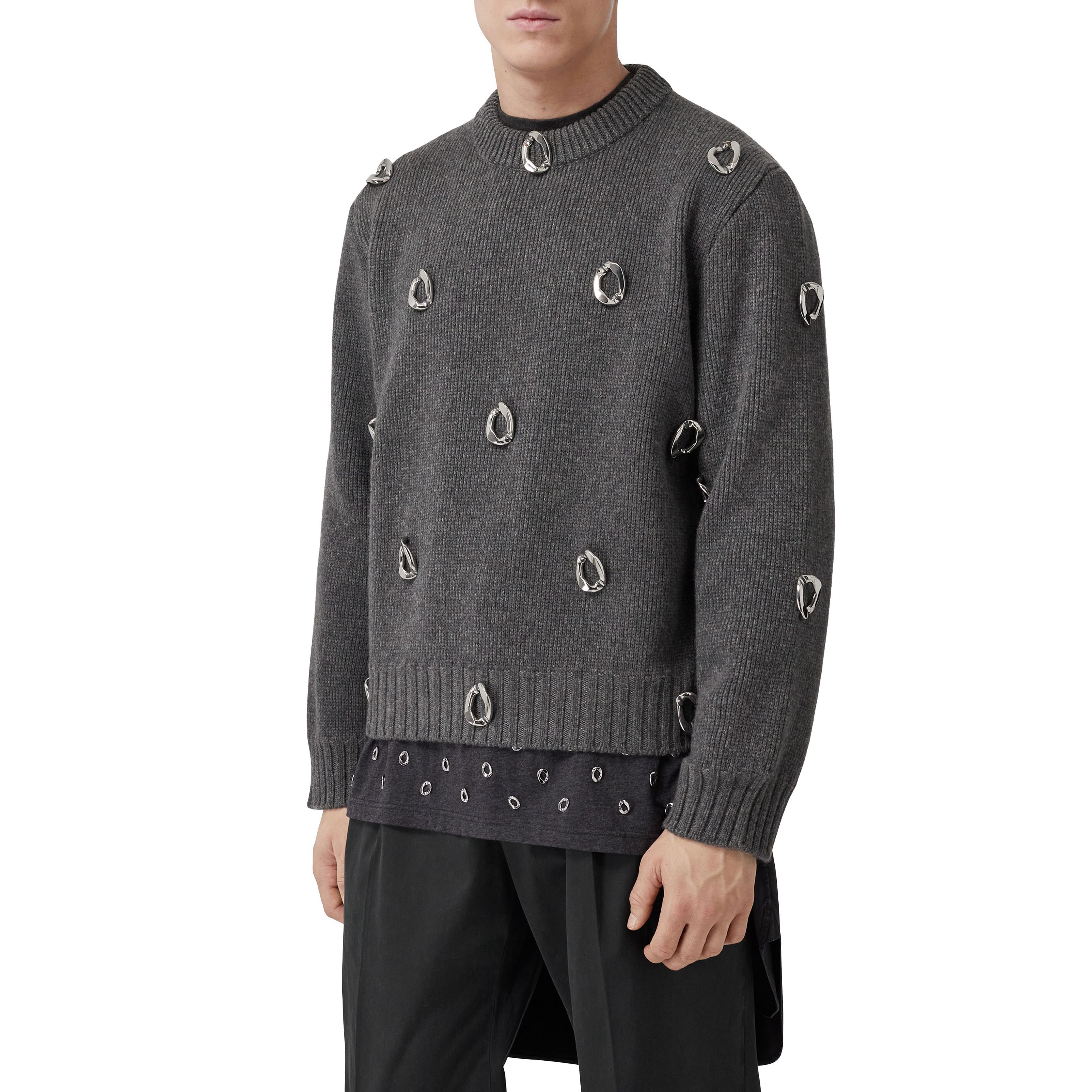 Burberry Erkek Gri Sweatshirt