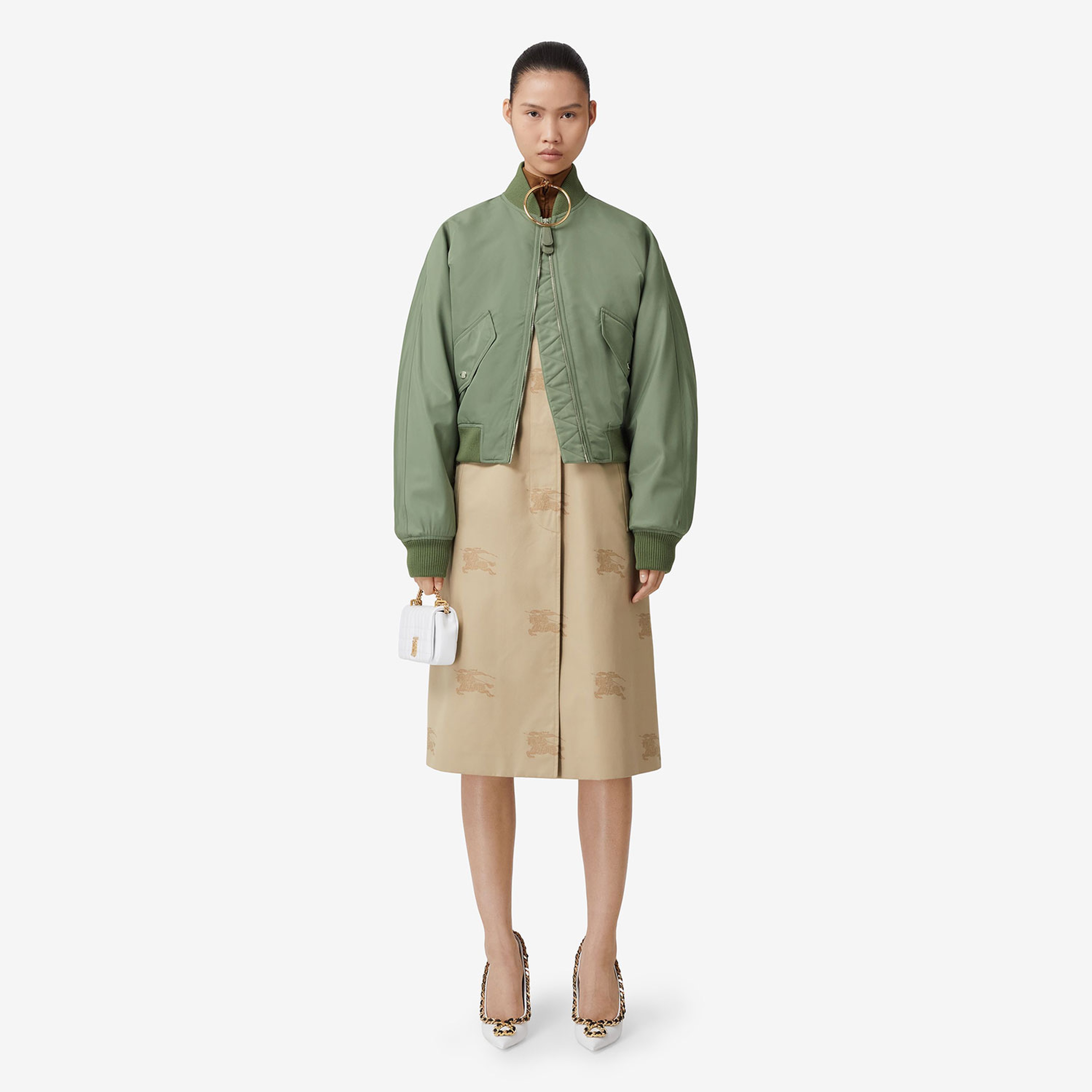 Burberry Kadın Yeşil Ceket