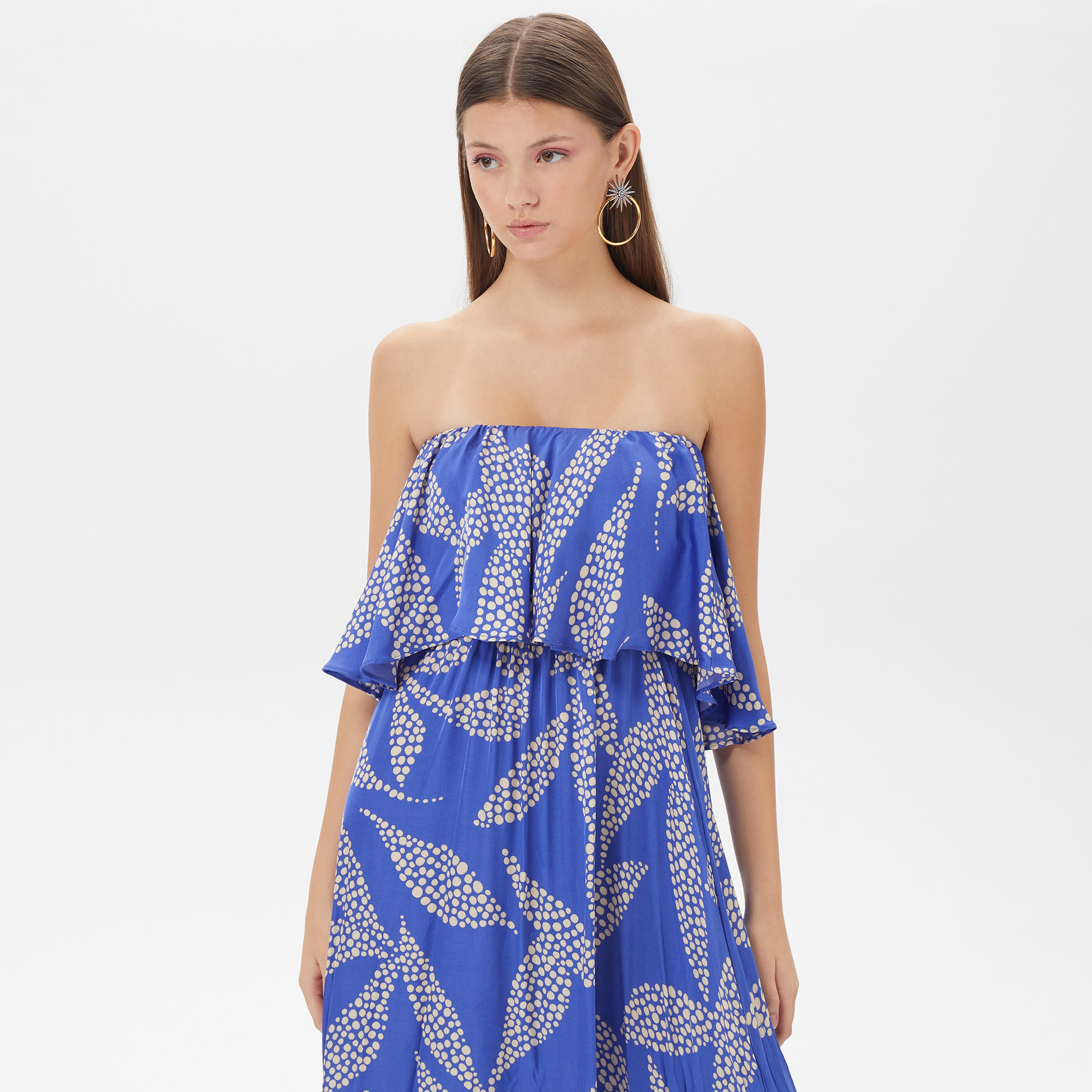 Dahlia Bianca Kadın Lacivert Elbise