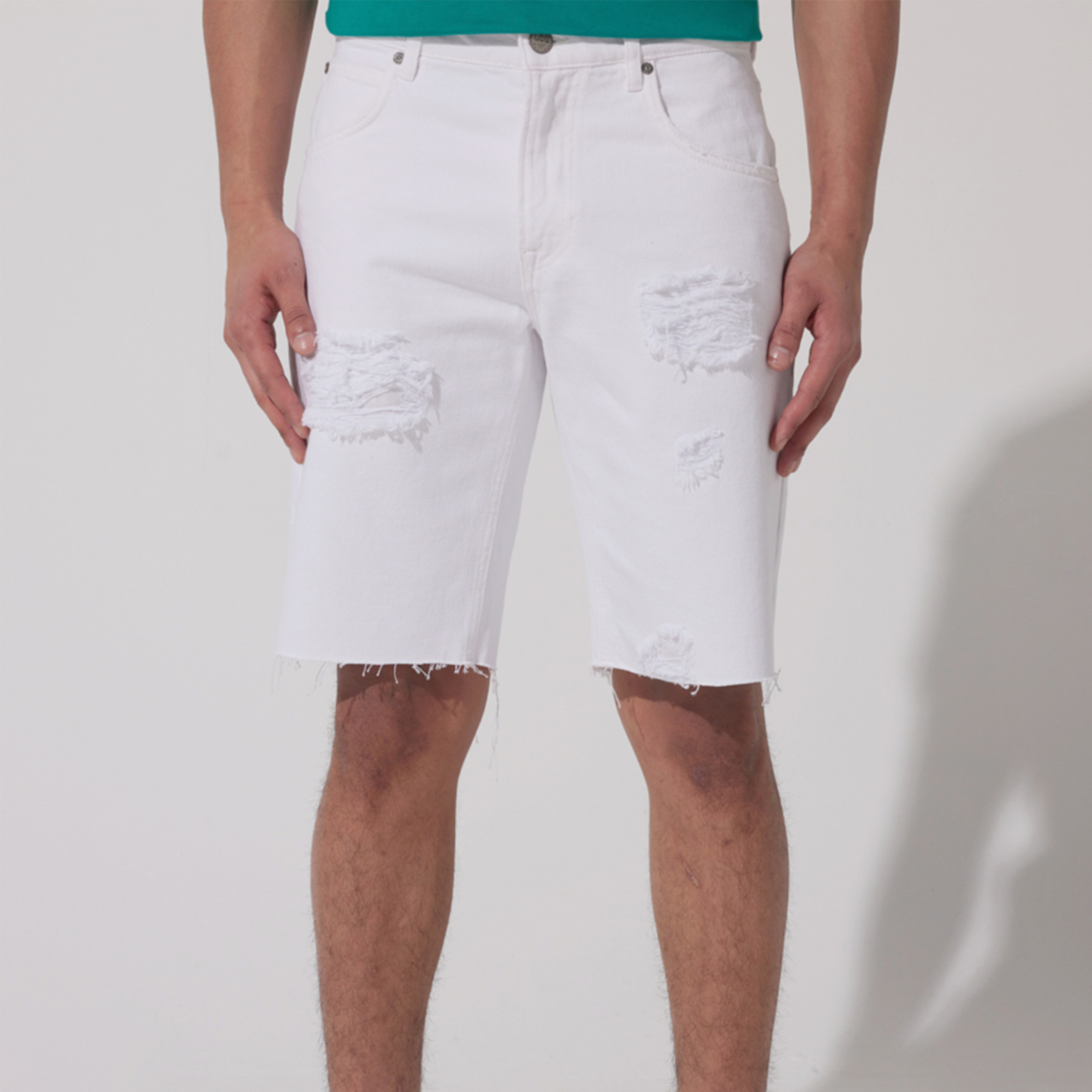 Lee Erkek Beyaz Şort