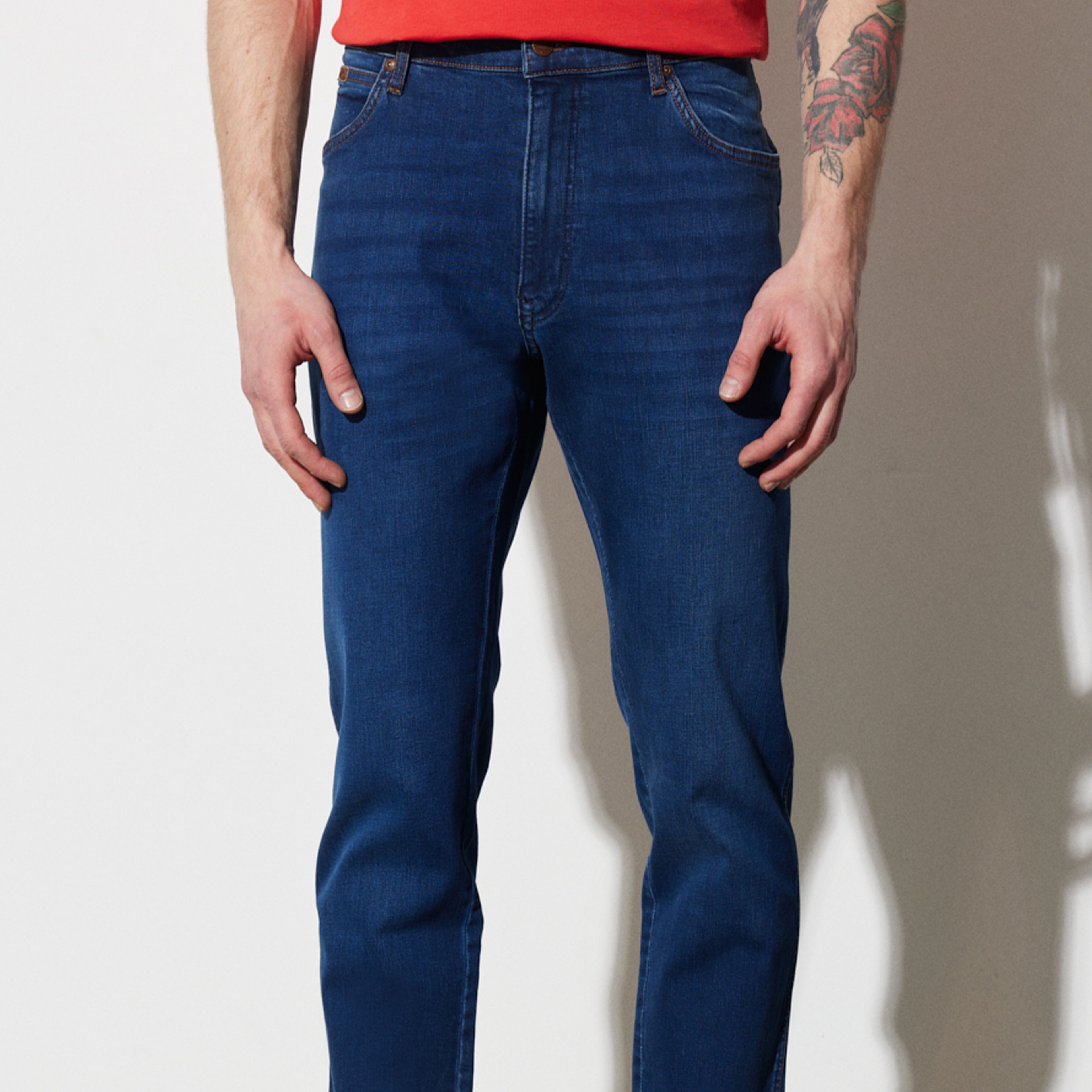 Wrangler Erkek Mavi Pantolon