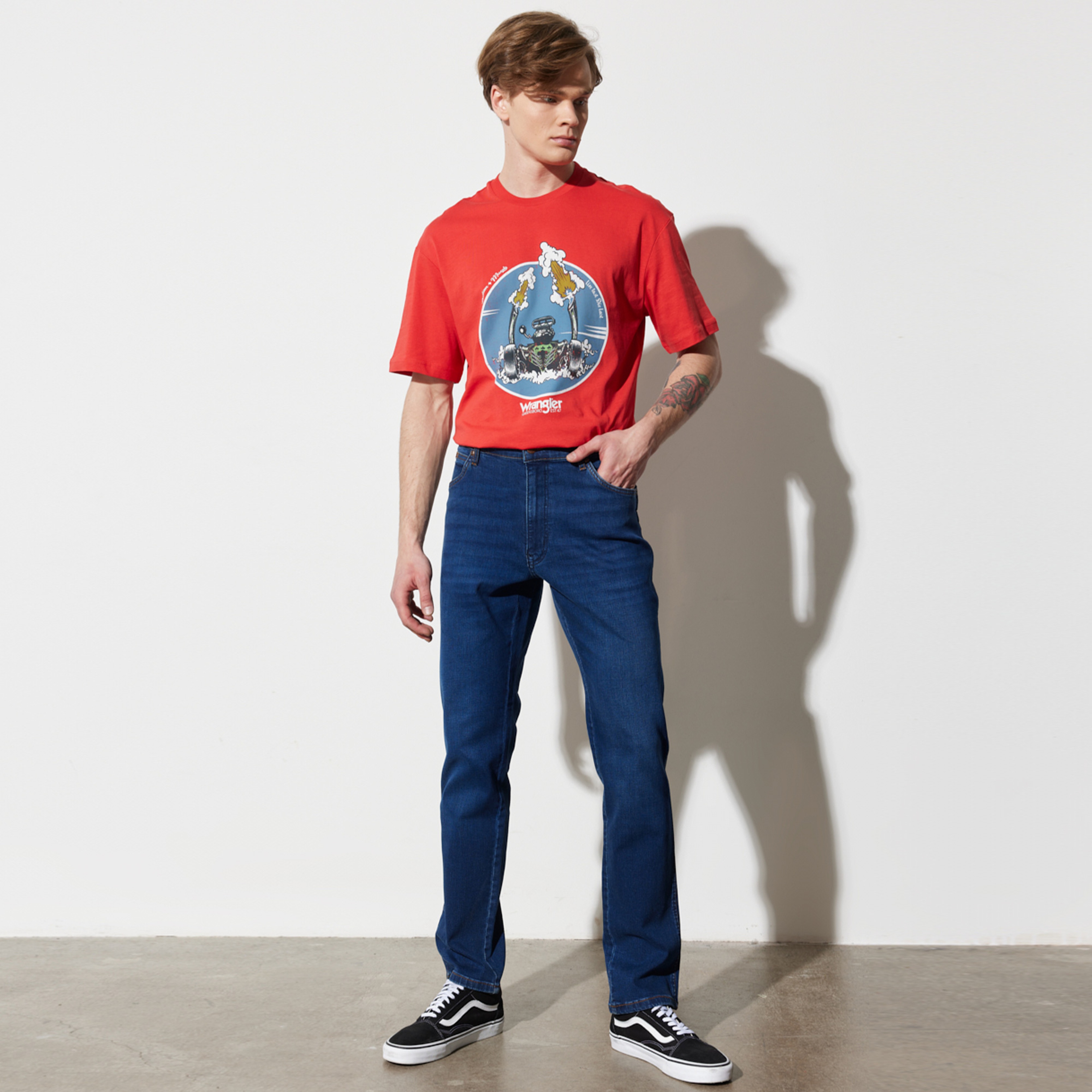 Wrangler Erkek Mavi Pantolon