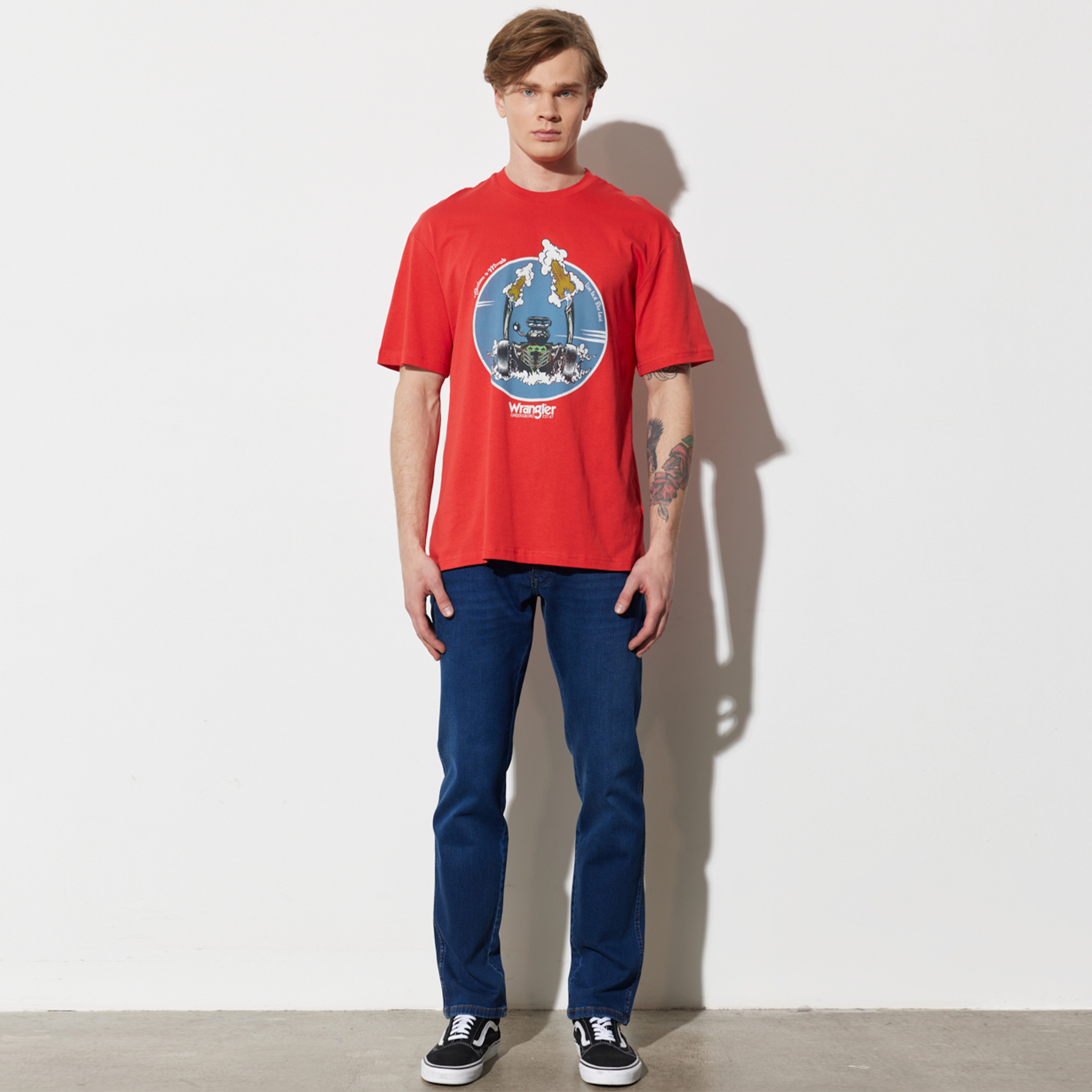 Wrangler Erkek Mavi Pantolon