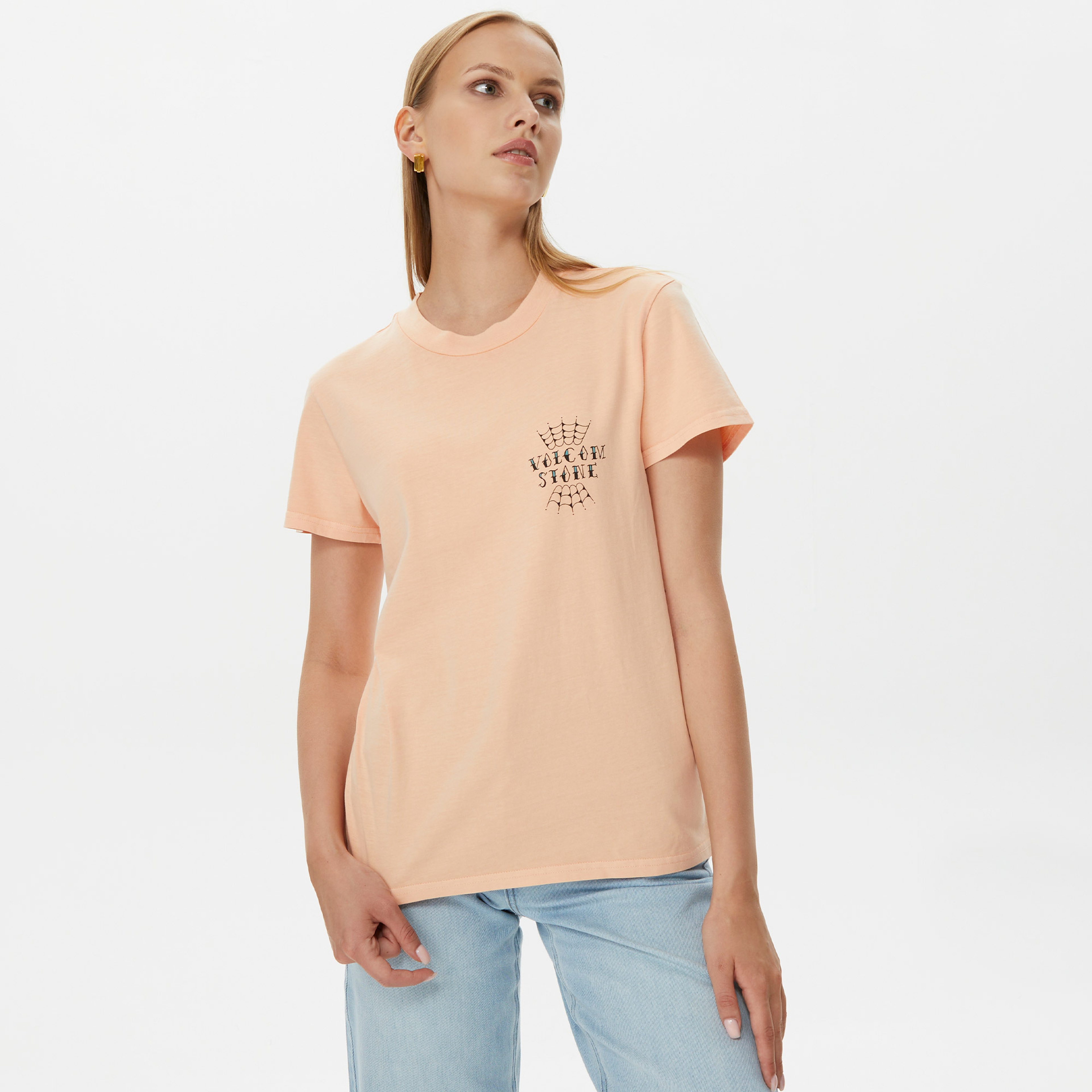 Volcom Volchedelic Mel Kadın Turuncu T-Shirt