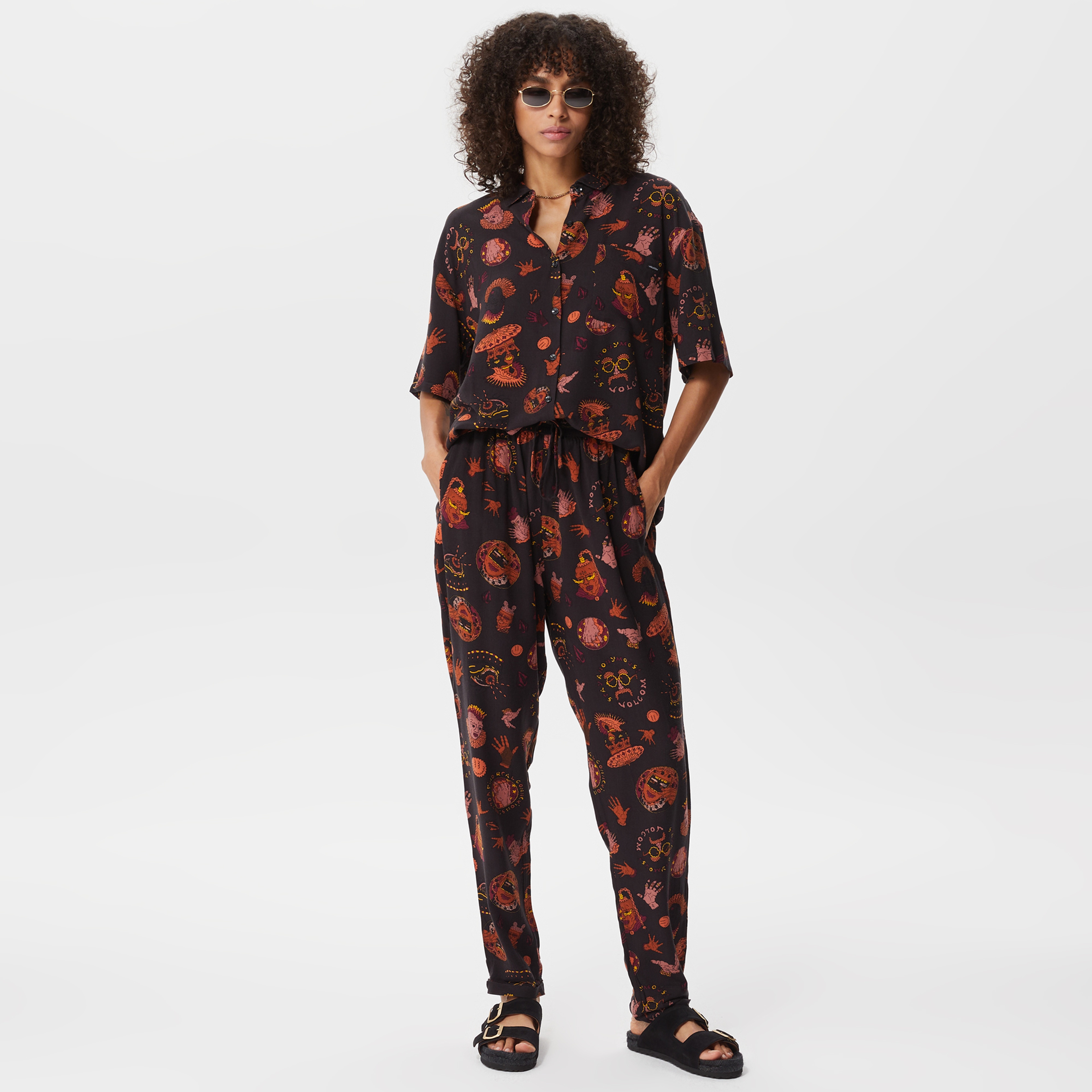 Volcom Connected Minds Surf Blk Kadın Siyah Pantolon